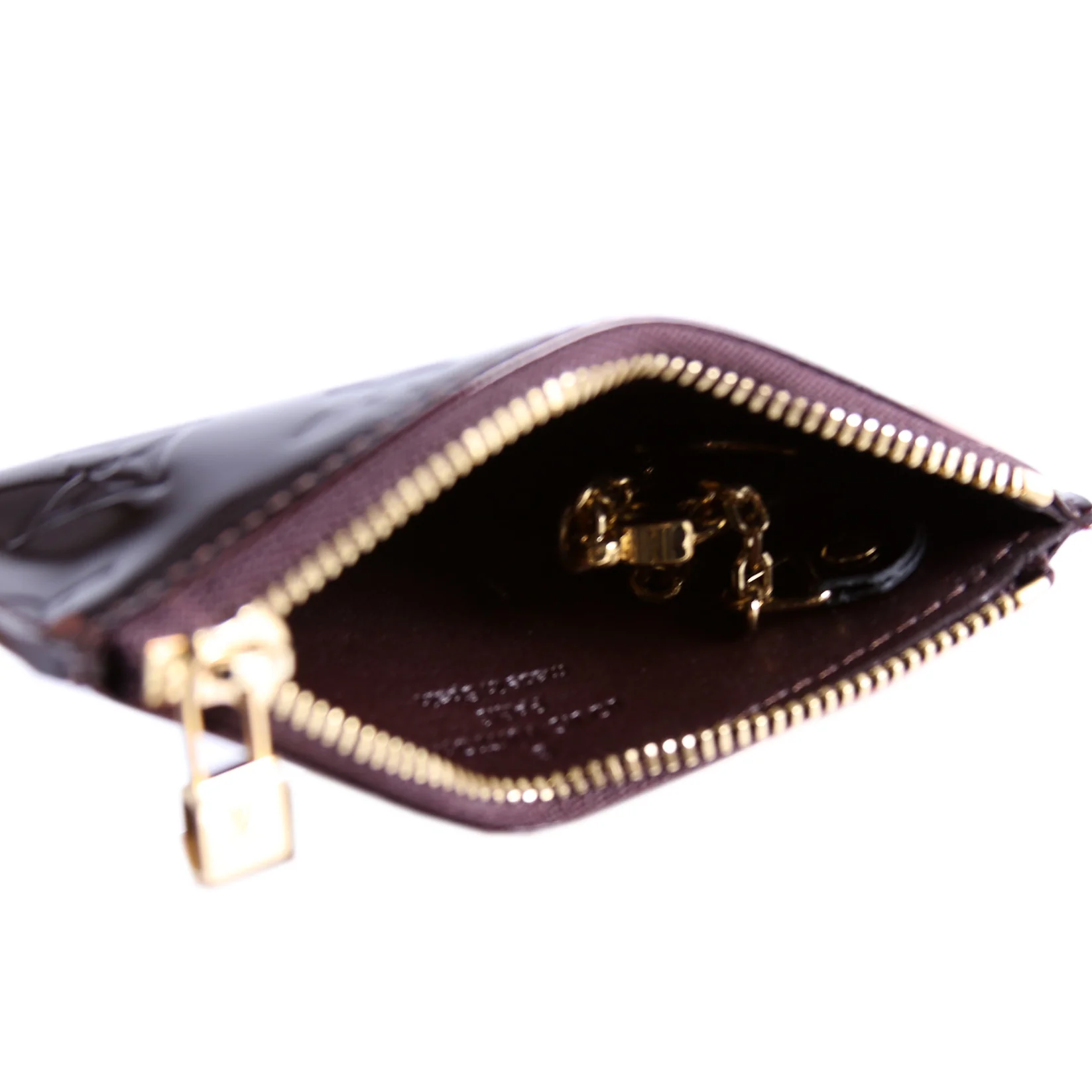 Key Pouch Vernis Old Model Burgundy - Image 11