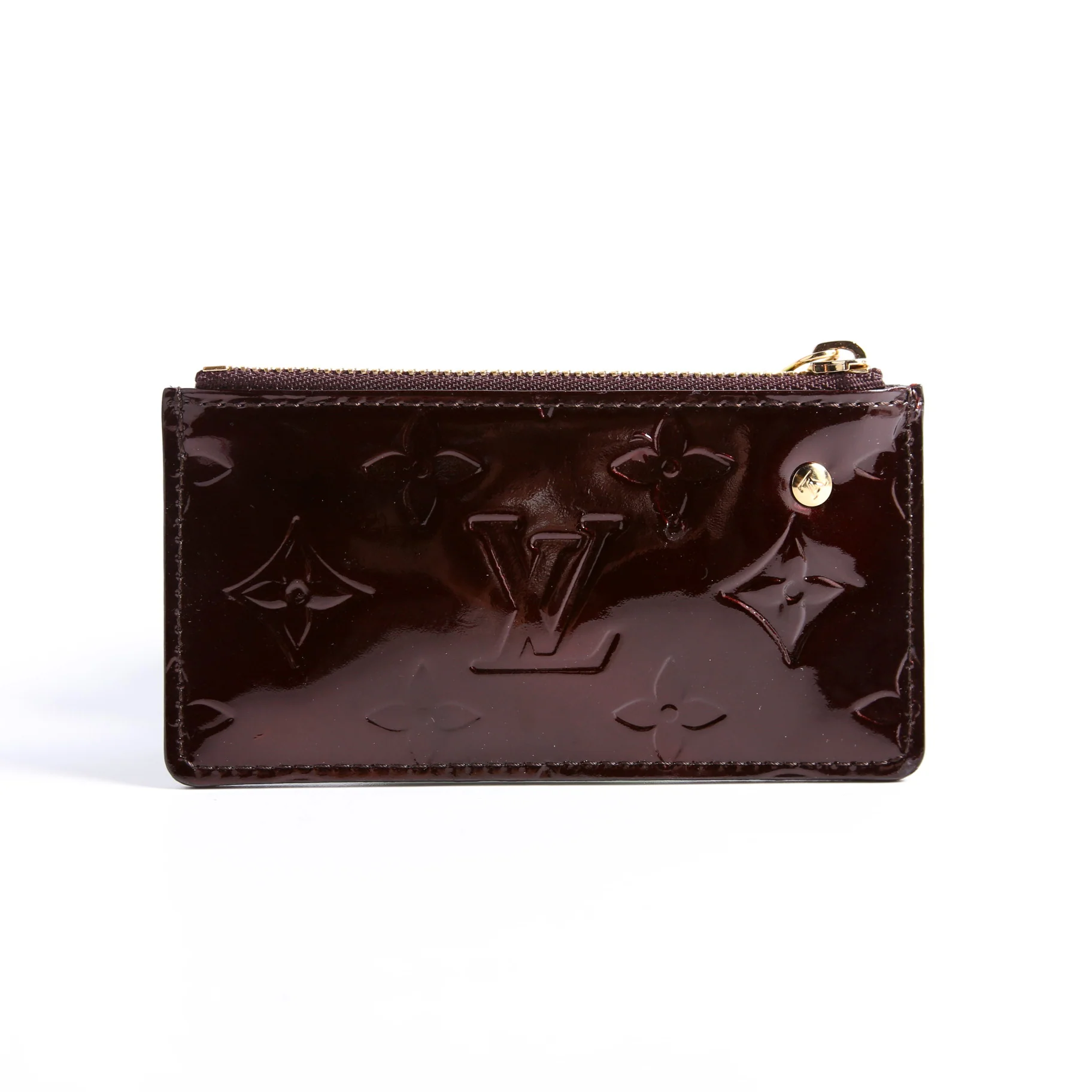 Key Pouch Vernis Old Model Burgundy - Image 2