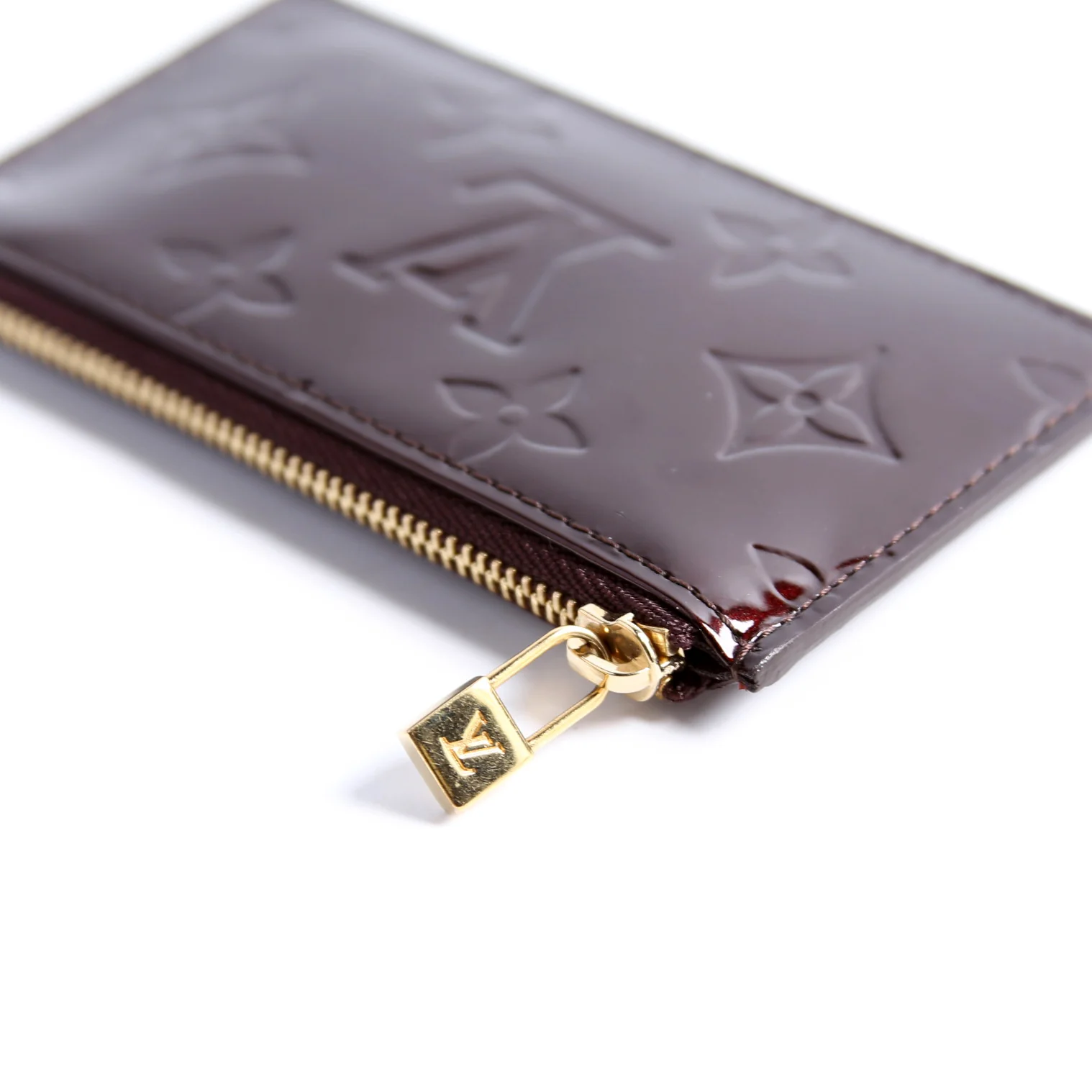 Key Pouch Vernis Old Model Burgundy - Image 9