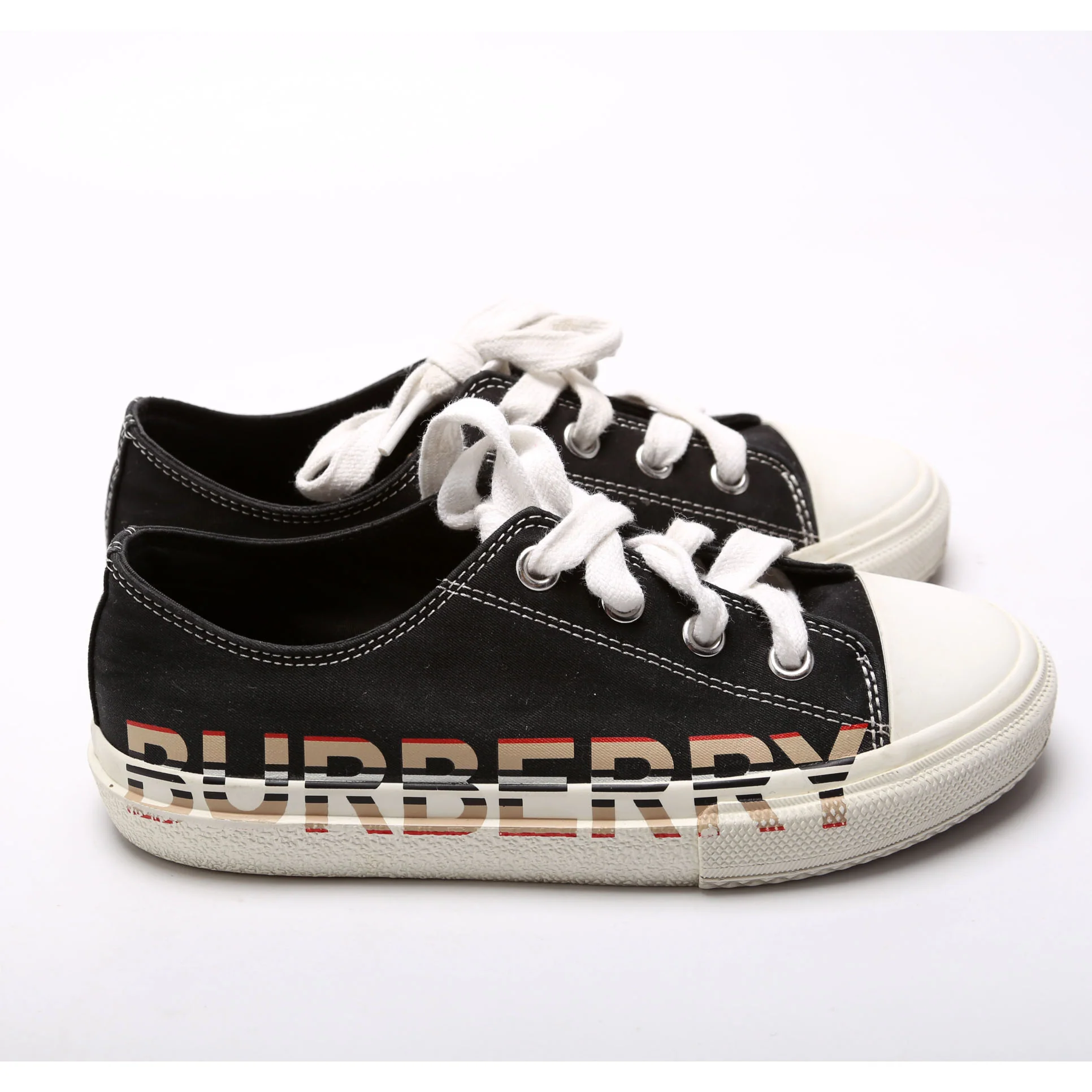 Kids Larkall Icon Stripe Logo Sneakers Size 31 - Image 3