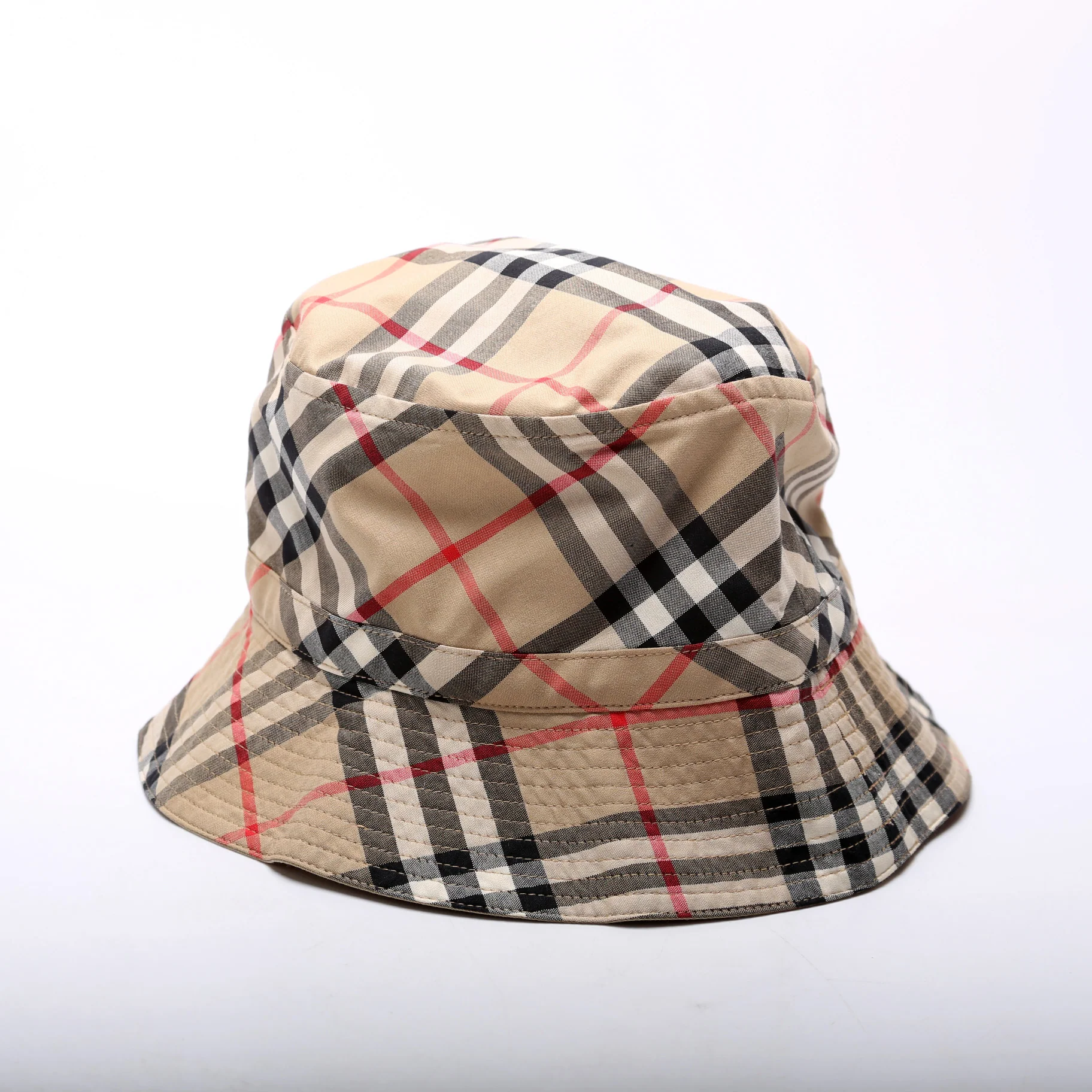 Kids Vintage Check Bucket Hat Size Large - Image 2