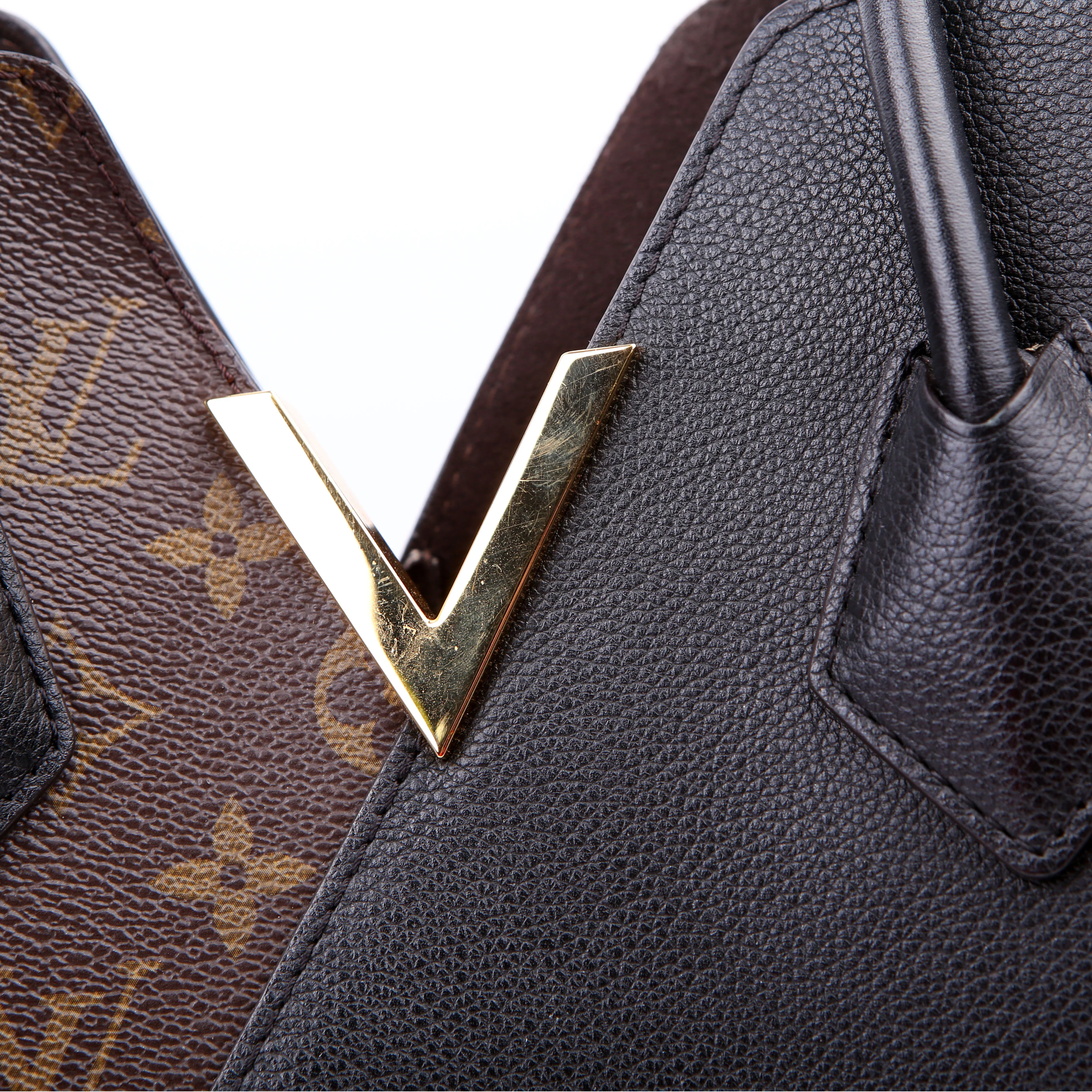 Kimono MM Monogram/Leather Black - Image 14