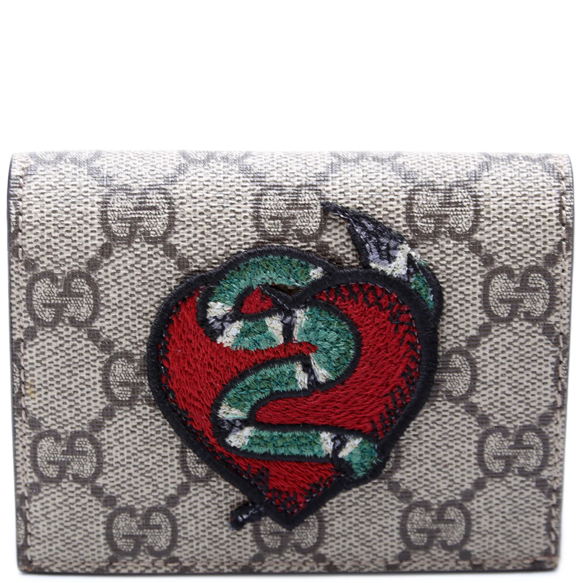Kingsnake Heart Embroidered Card Case 456867