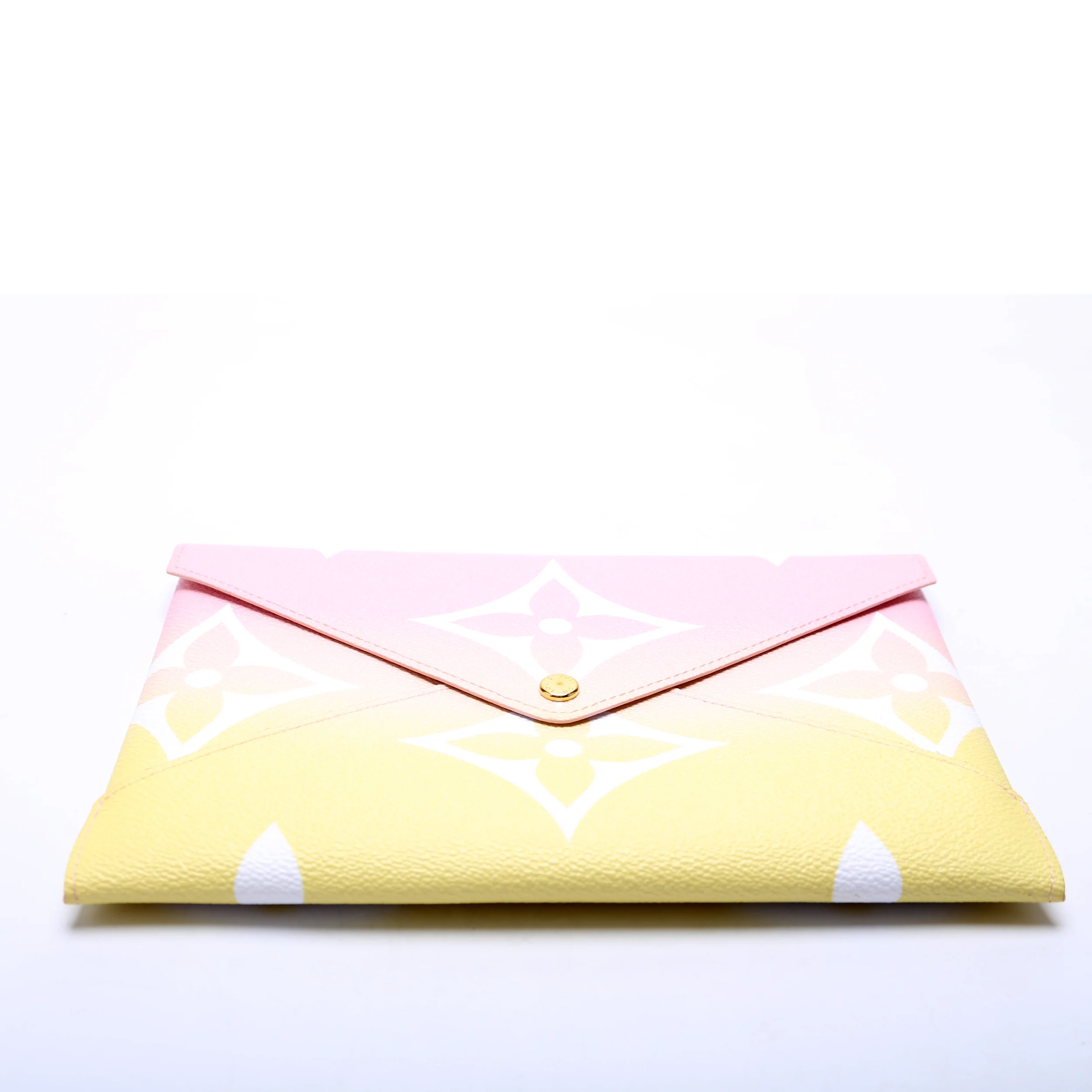 Kirigami Pouch Large By The Pool Pink/Yellow - Image 4