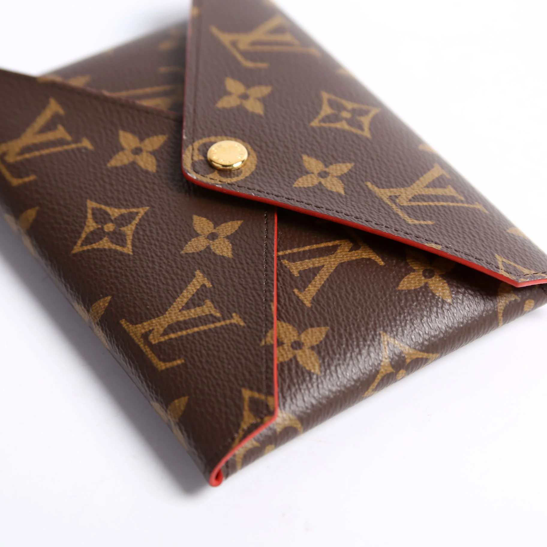 Kirigami Pouch Medium Monogram Red - Image 5