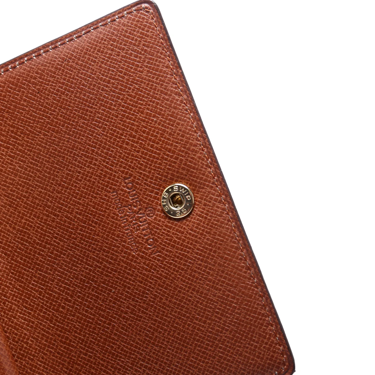 Kisslock Trifold Wallet Monogram Vintage - Image 8