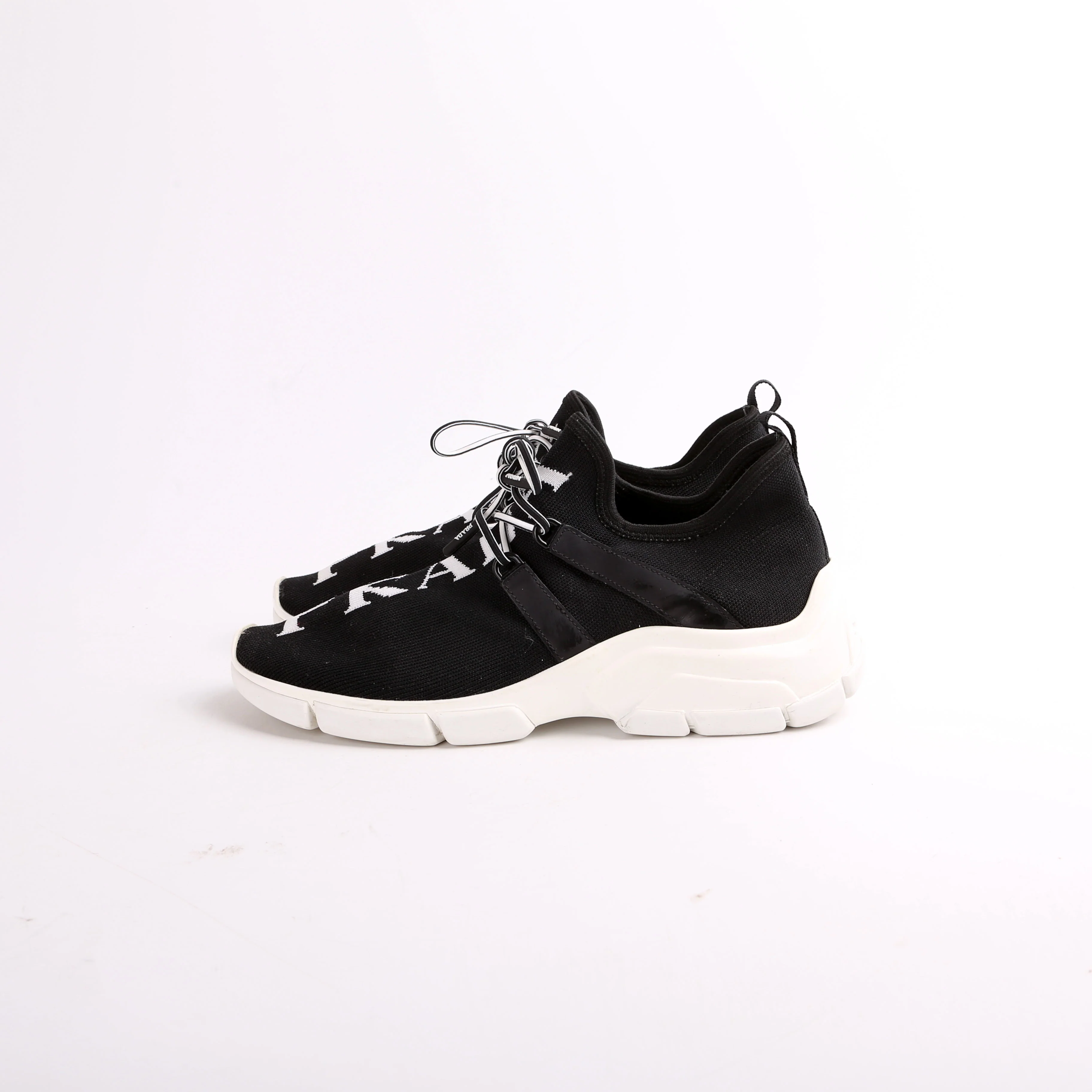 Knit Logo Sneakers Size 37 - Image 2