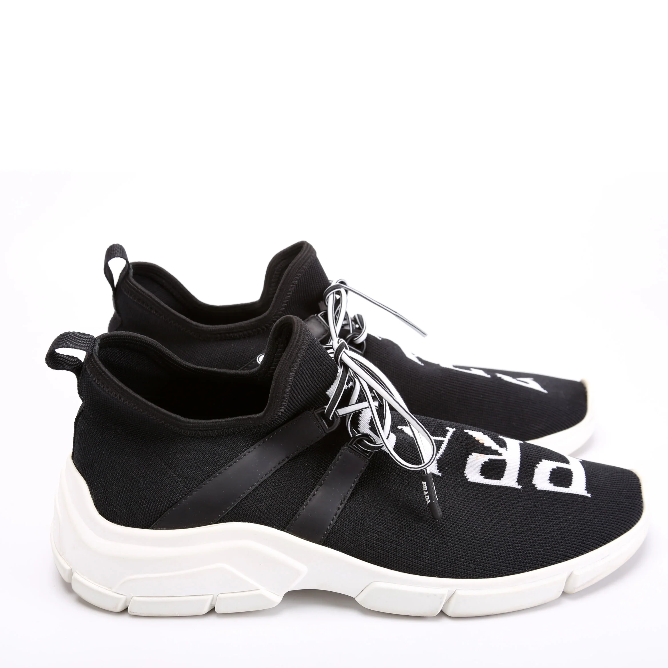 Knit Logo Sneakers Size 38.5 - Image 3