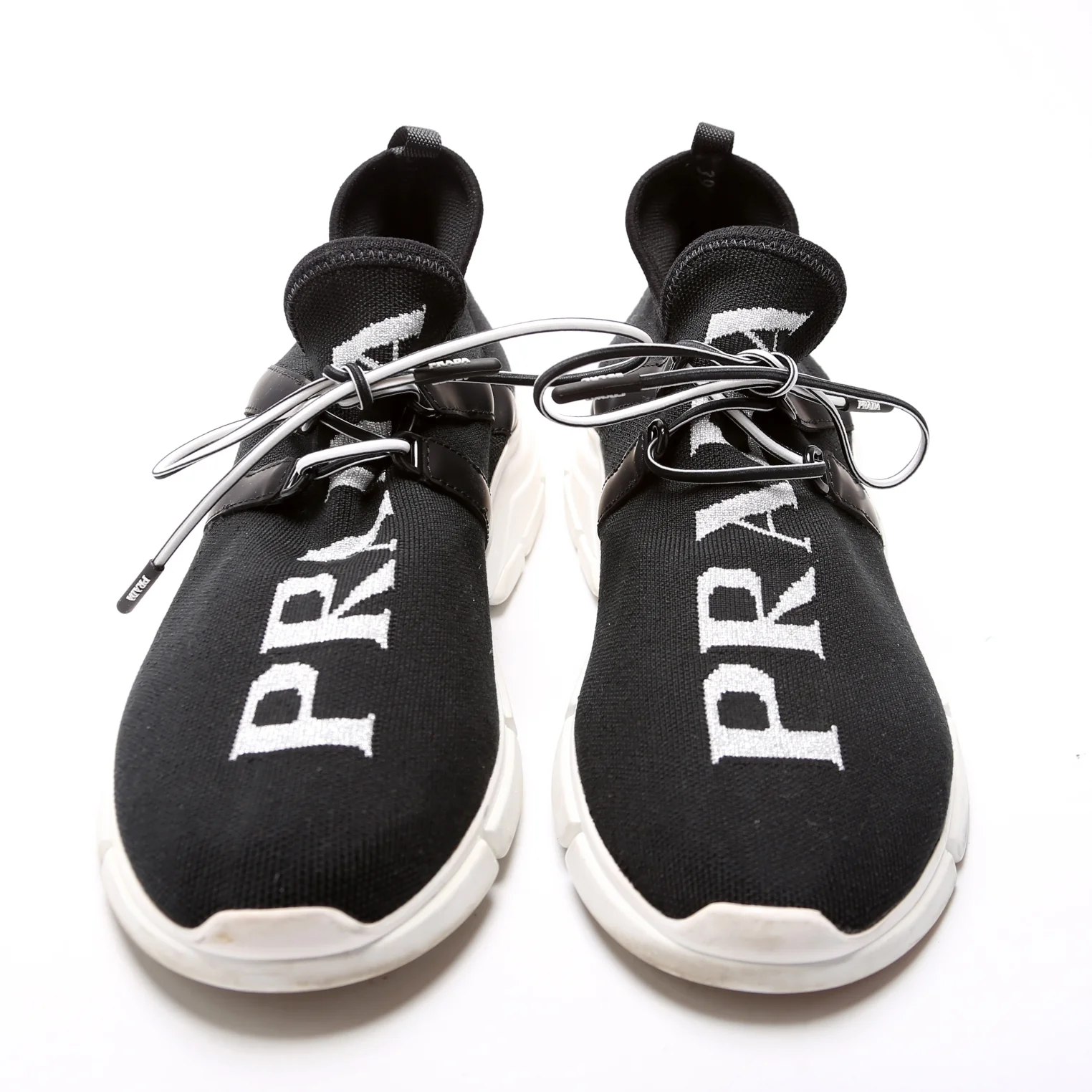 Knit Logo Sneakers Size 39.5 - Image 2