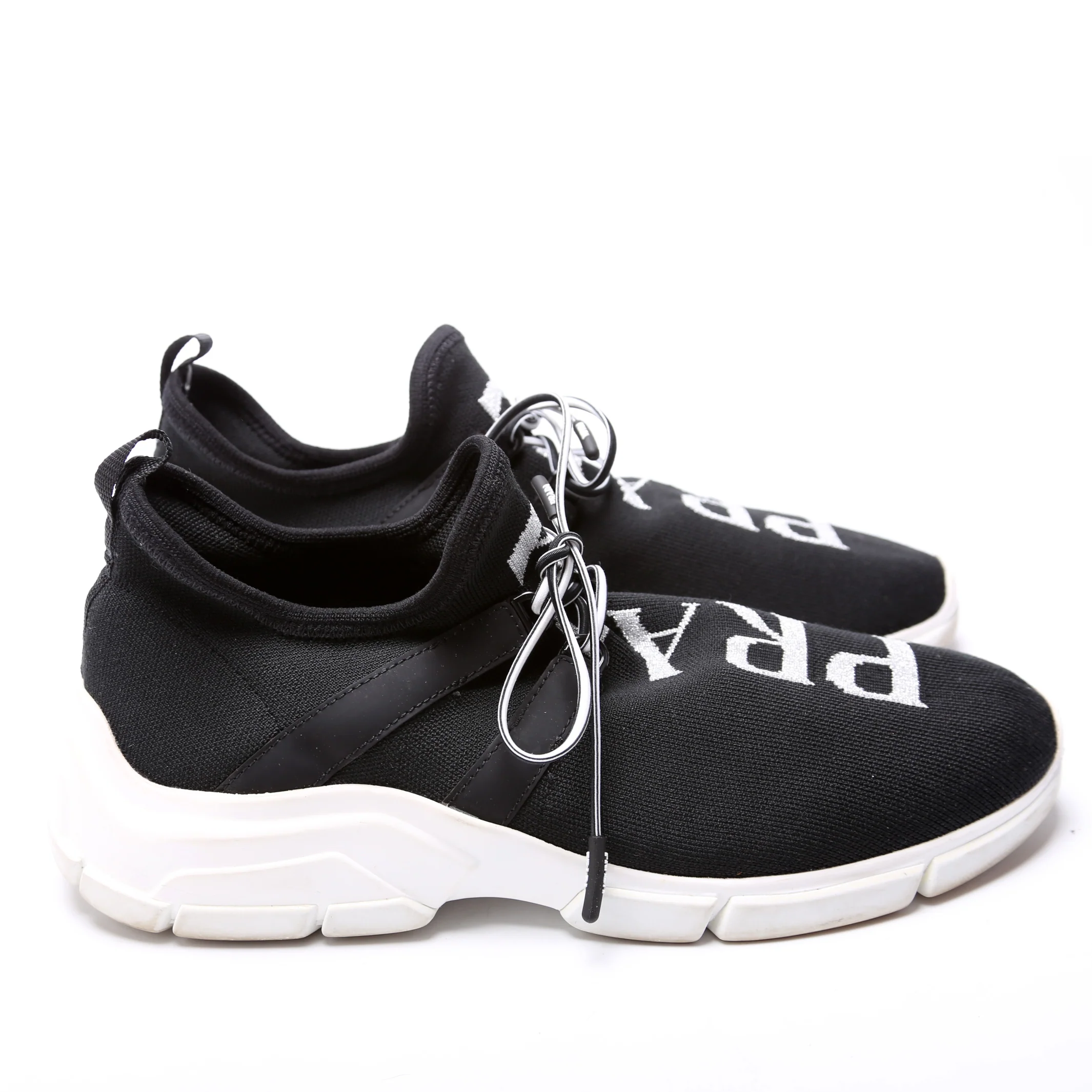 Knit Logo Sneakers Size 39.5 - Image 3