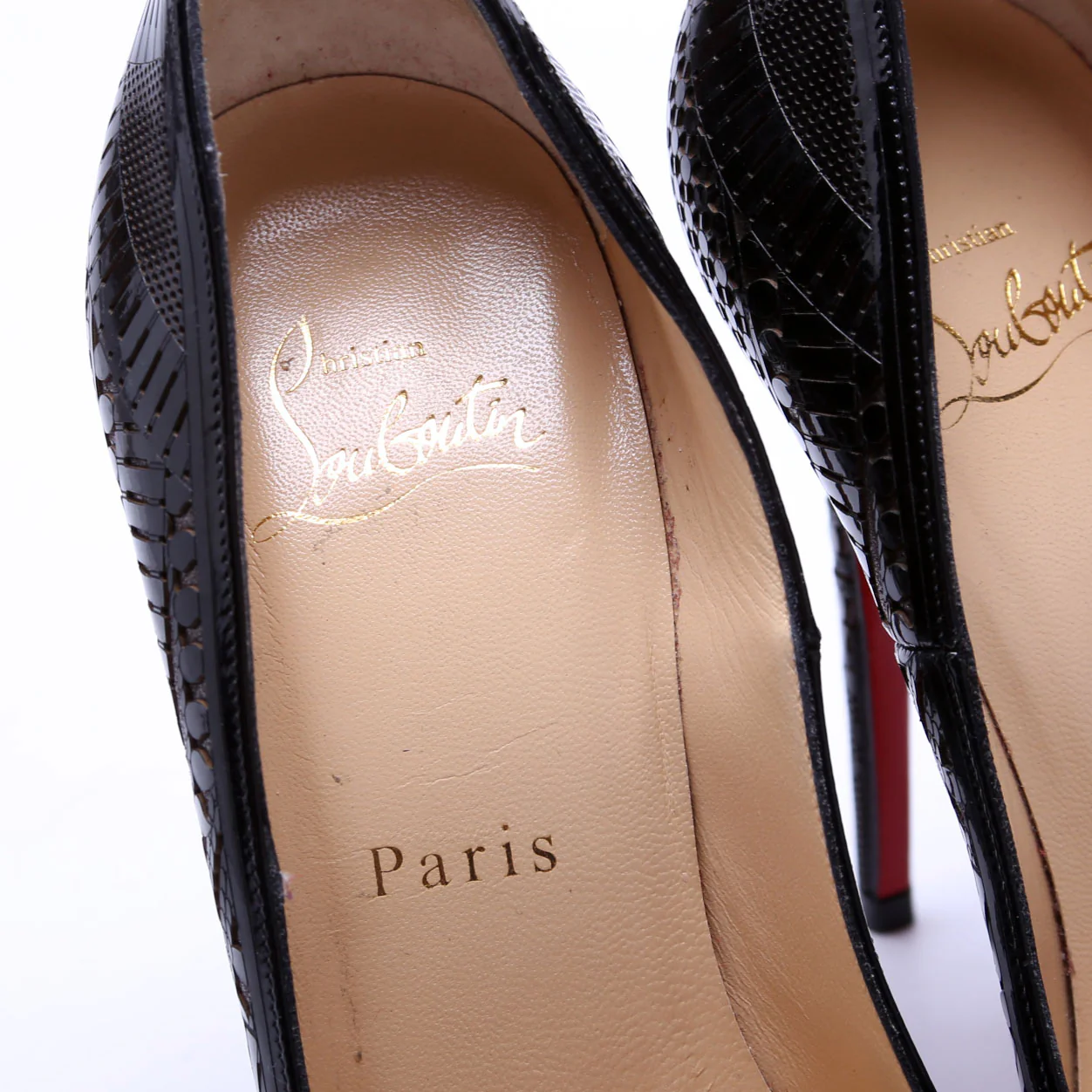 Kristali 120 Pumps Size 36.5 Black/Brown - Image 5