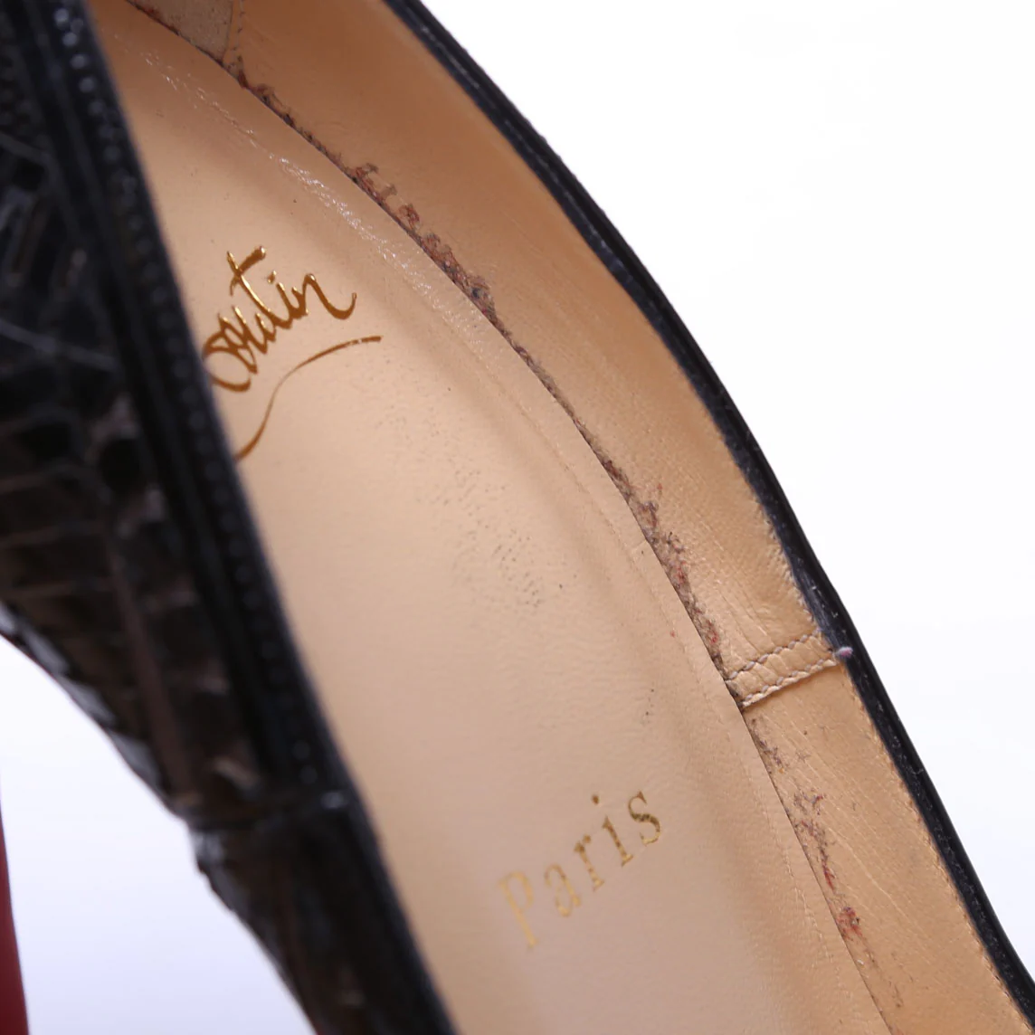 Kristali 120 Pumps Size 36.5 Black/Brown - Image 6