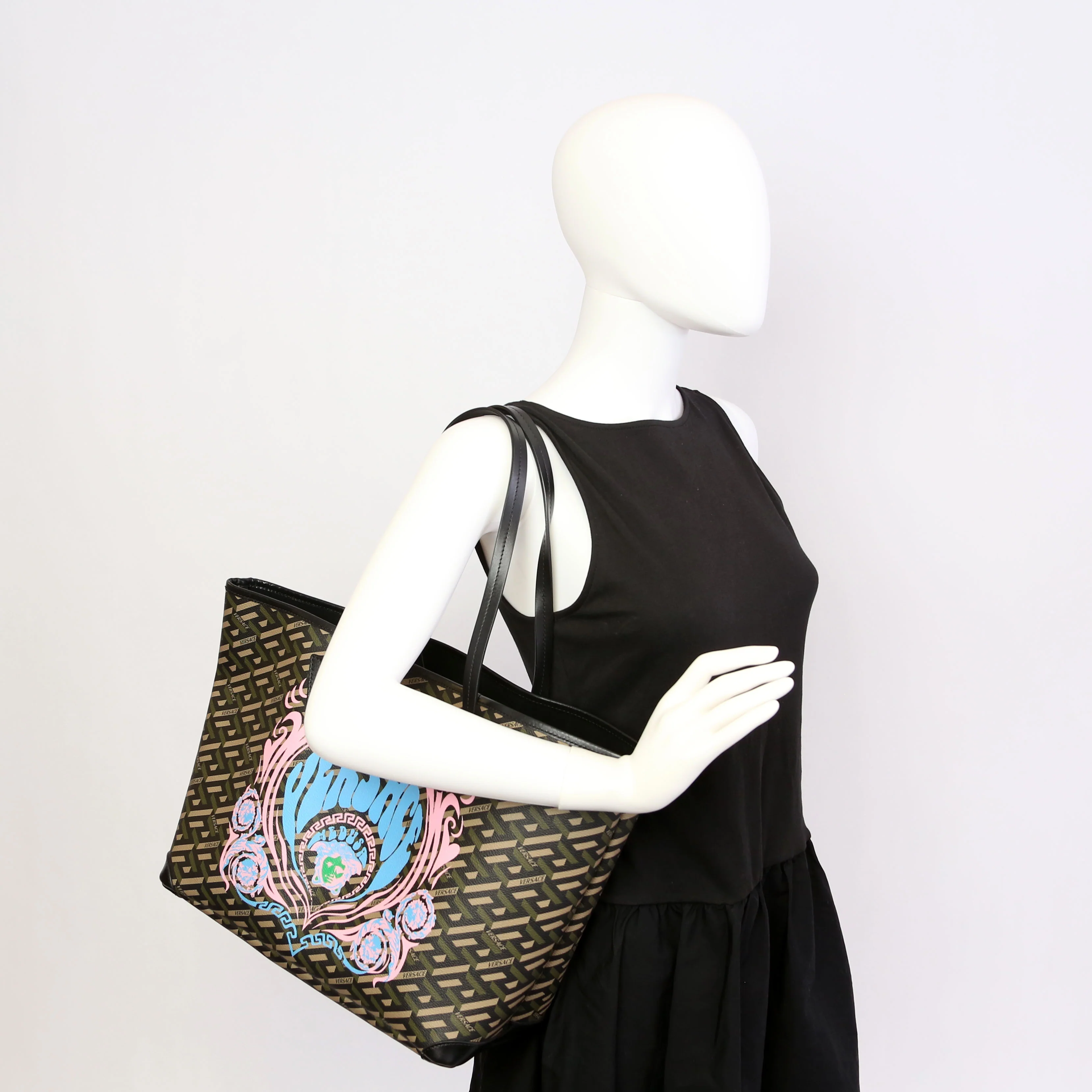 La Greca Medusa Music Shopper Tote - Image 14
