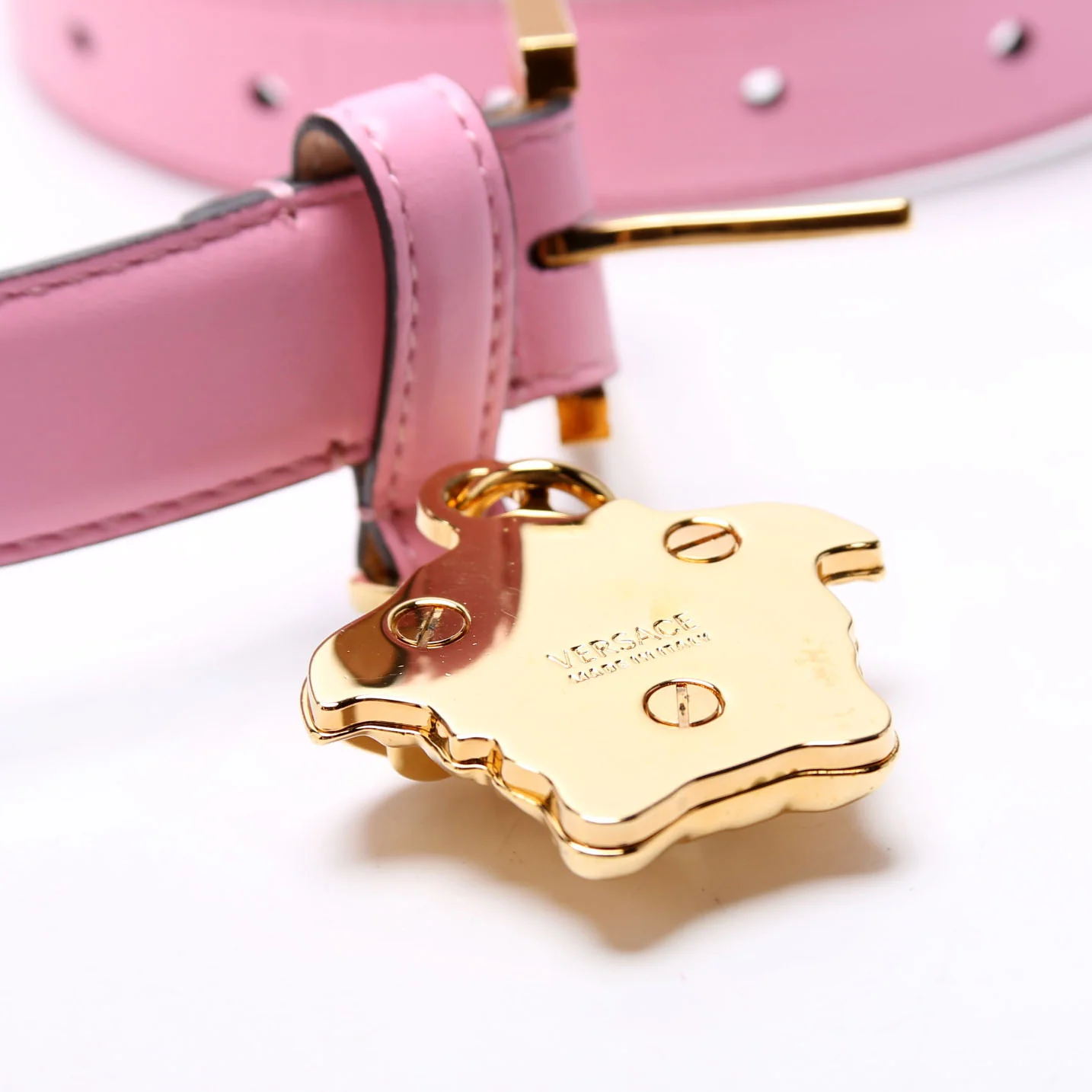 La Medusa Charm Belt Size 80/32 Pink - Image 9