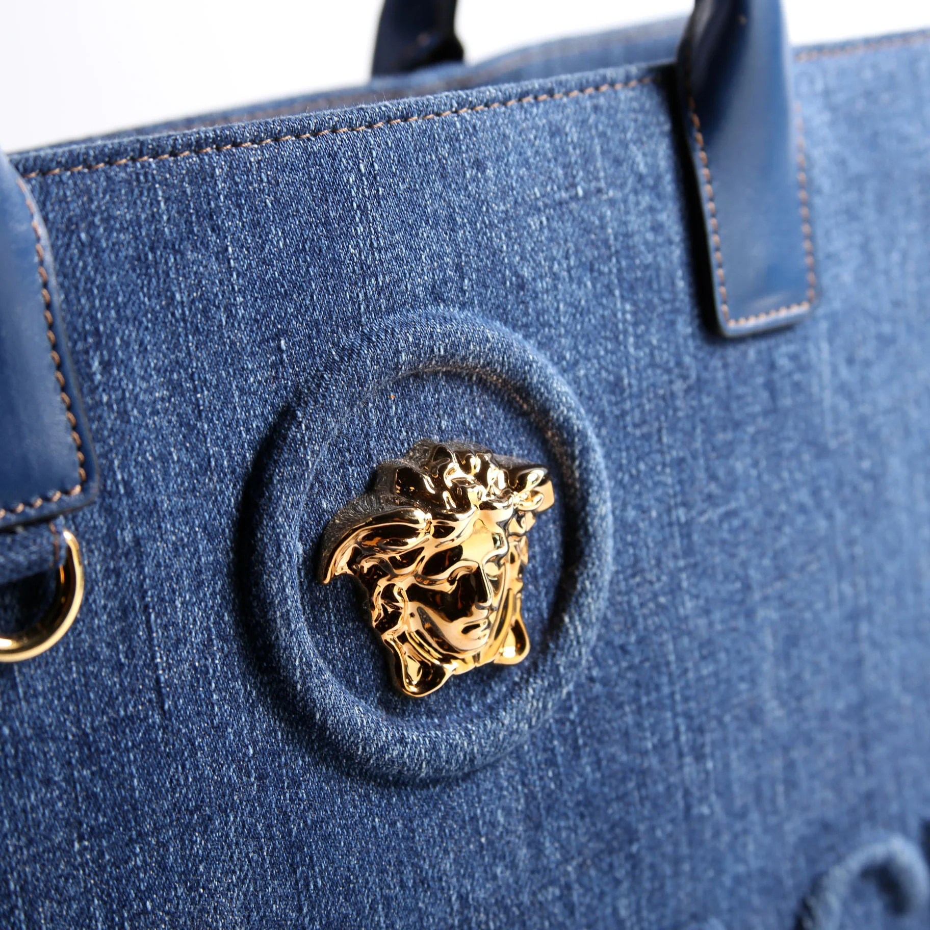 La Medusa Denim Tote Large - Image 6
