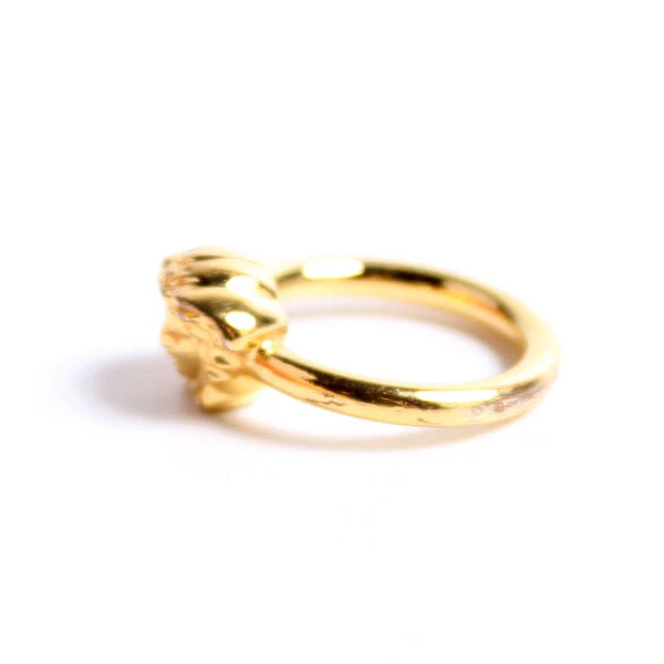 LA Medusa Ring Size 4.5 Gold - Image 2