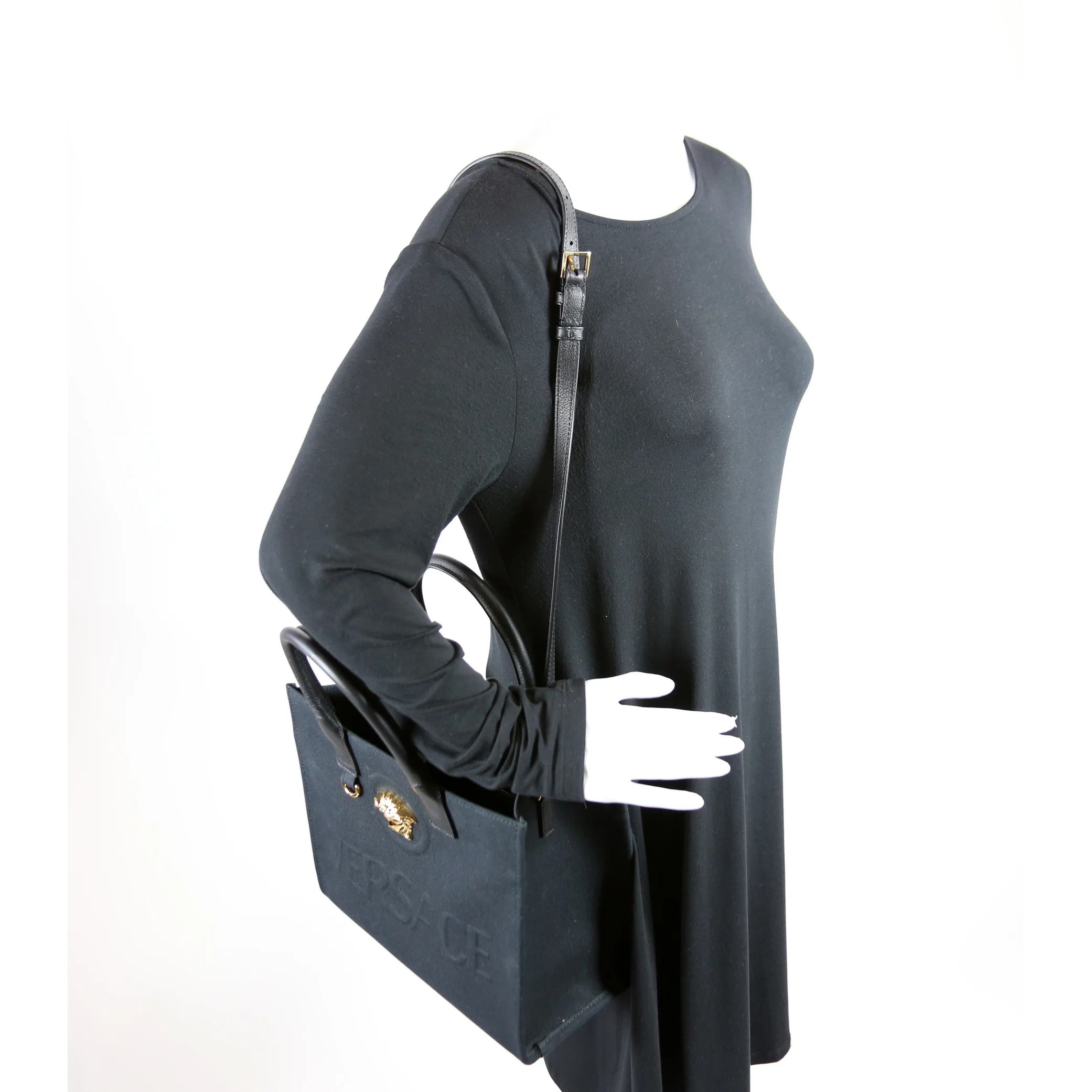 La Medusa Small Canvas Tote - Image 10