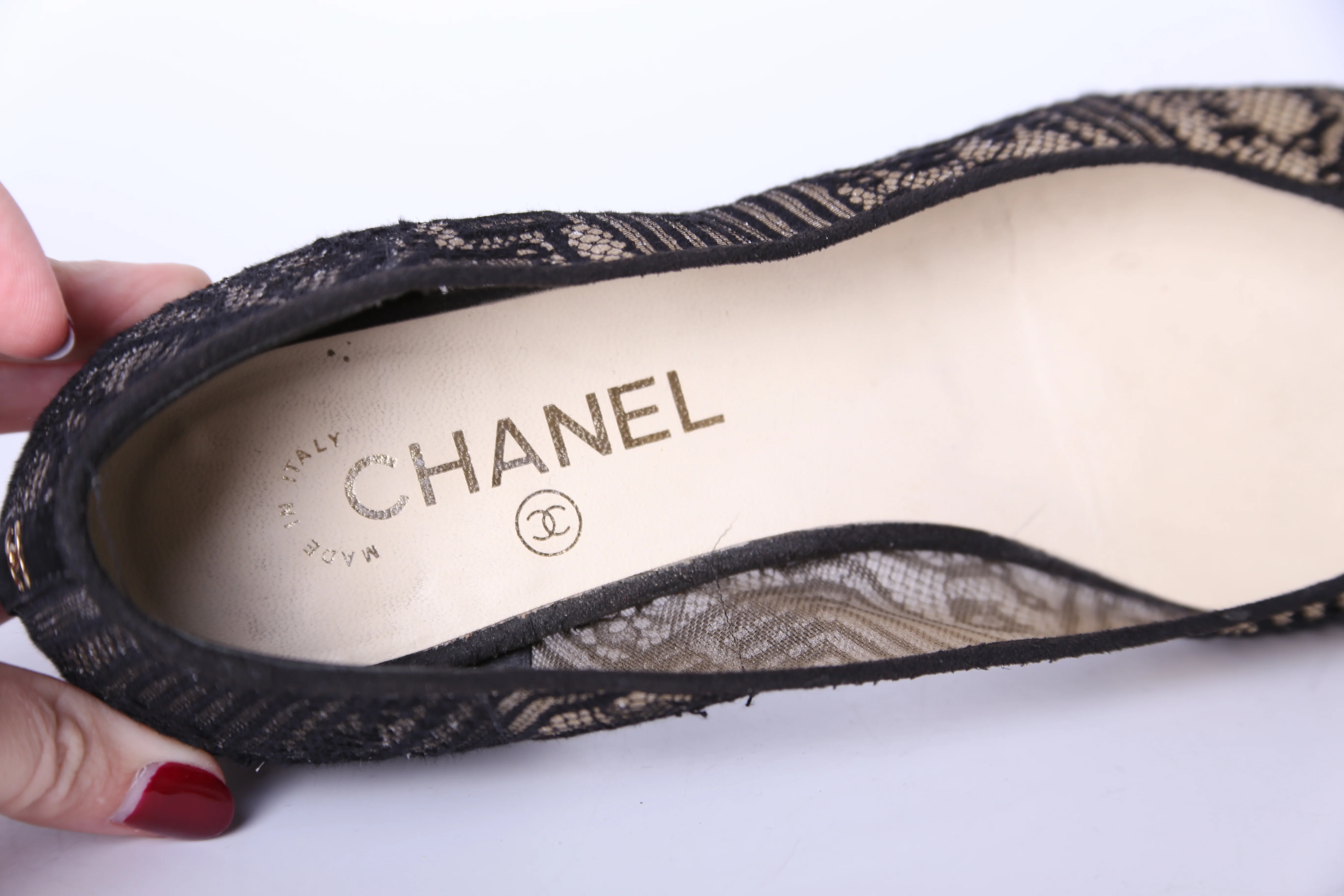 Lace Ballet Flats Size 39 - Image 7