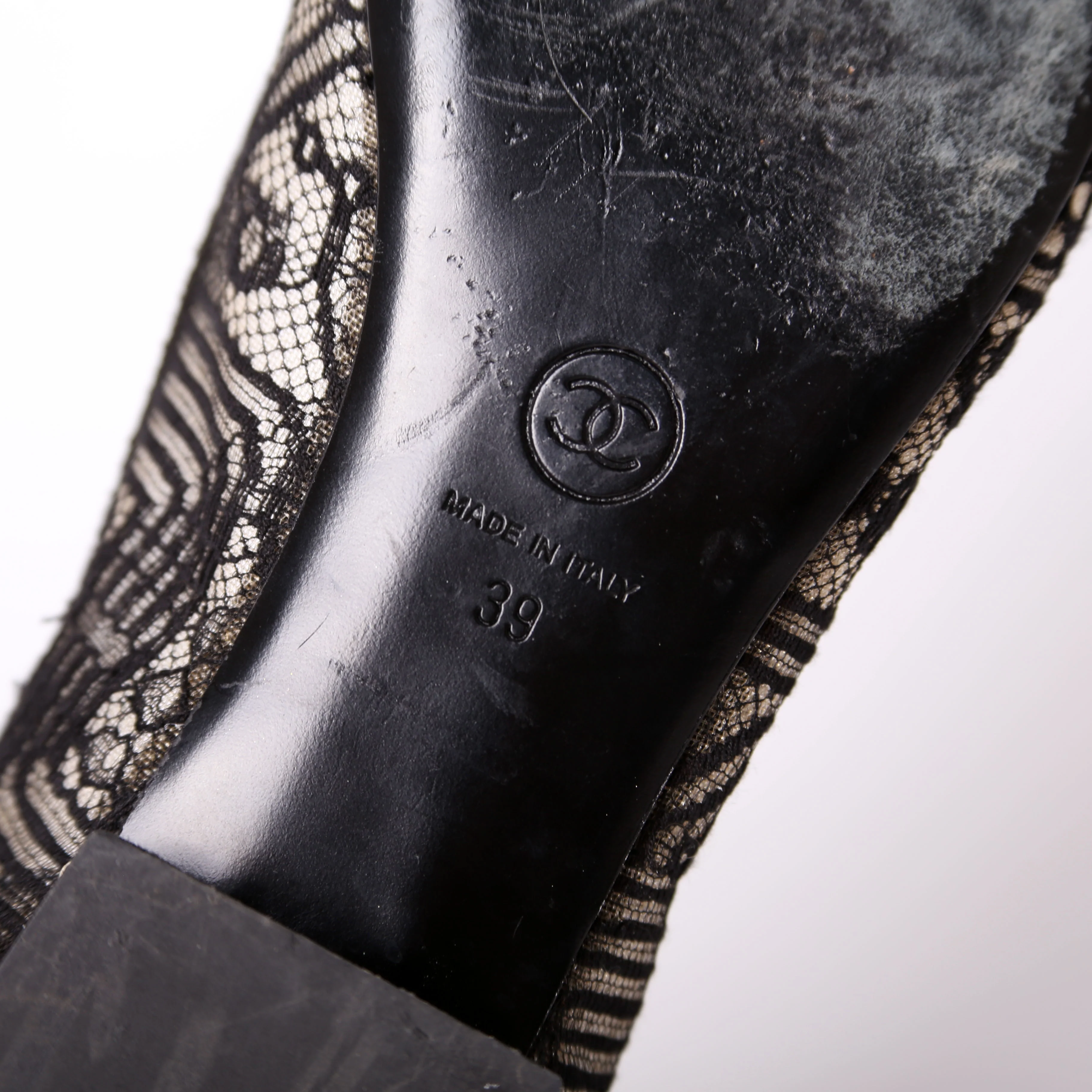 Lace Ballet Flats Size 39 - Image 8