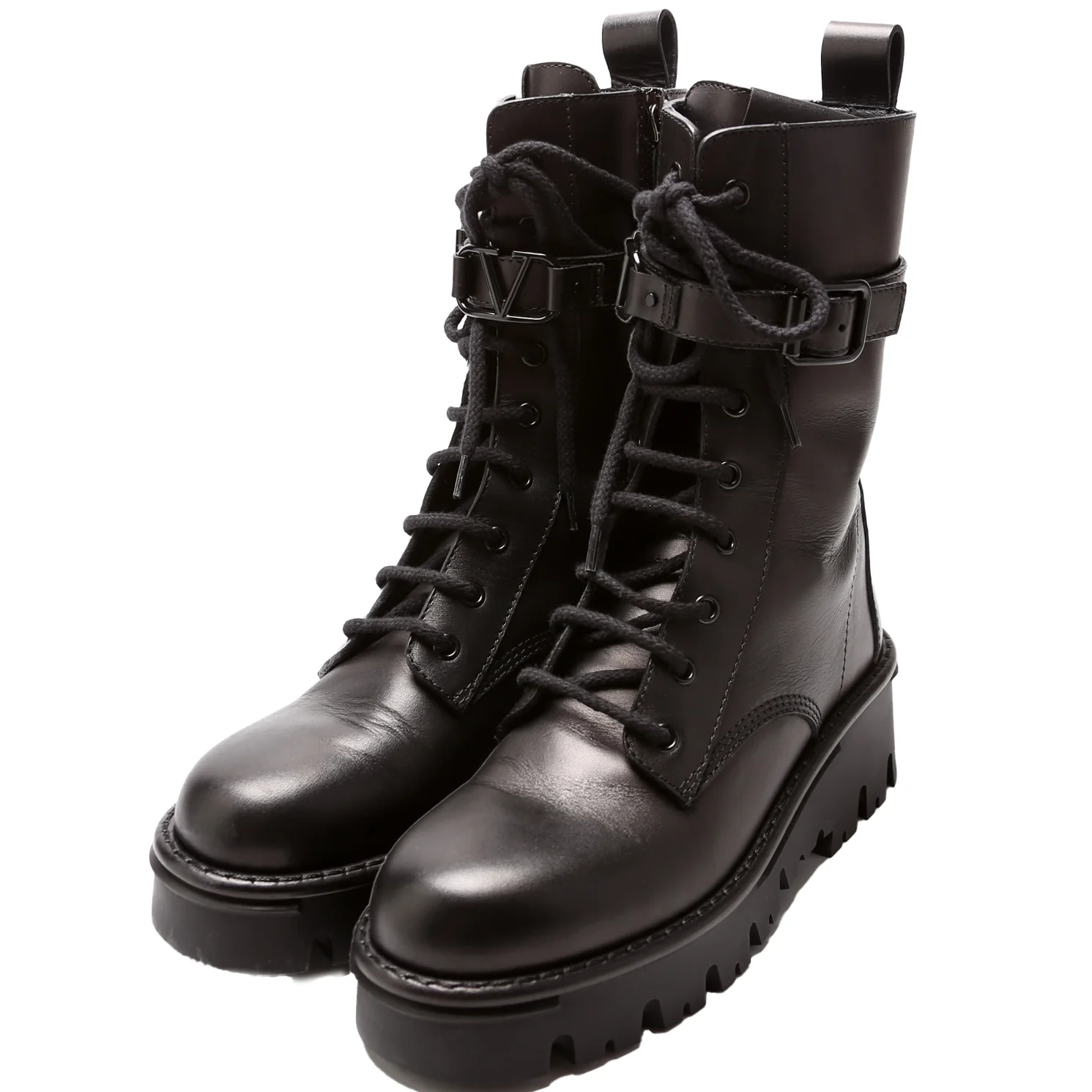 Lace Up Combat Boots Size 38.5