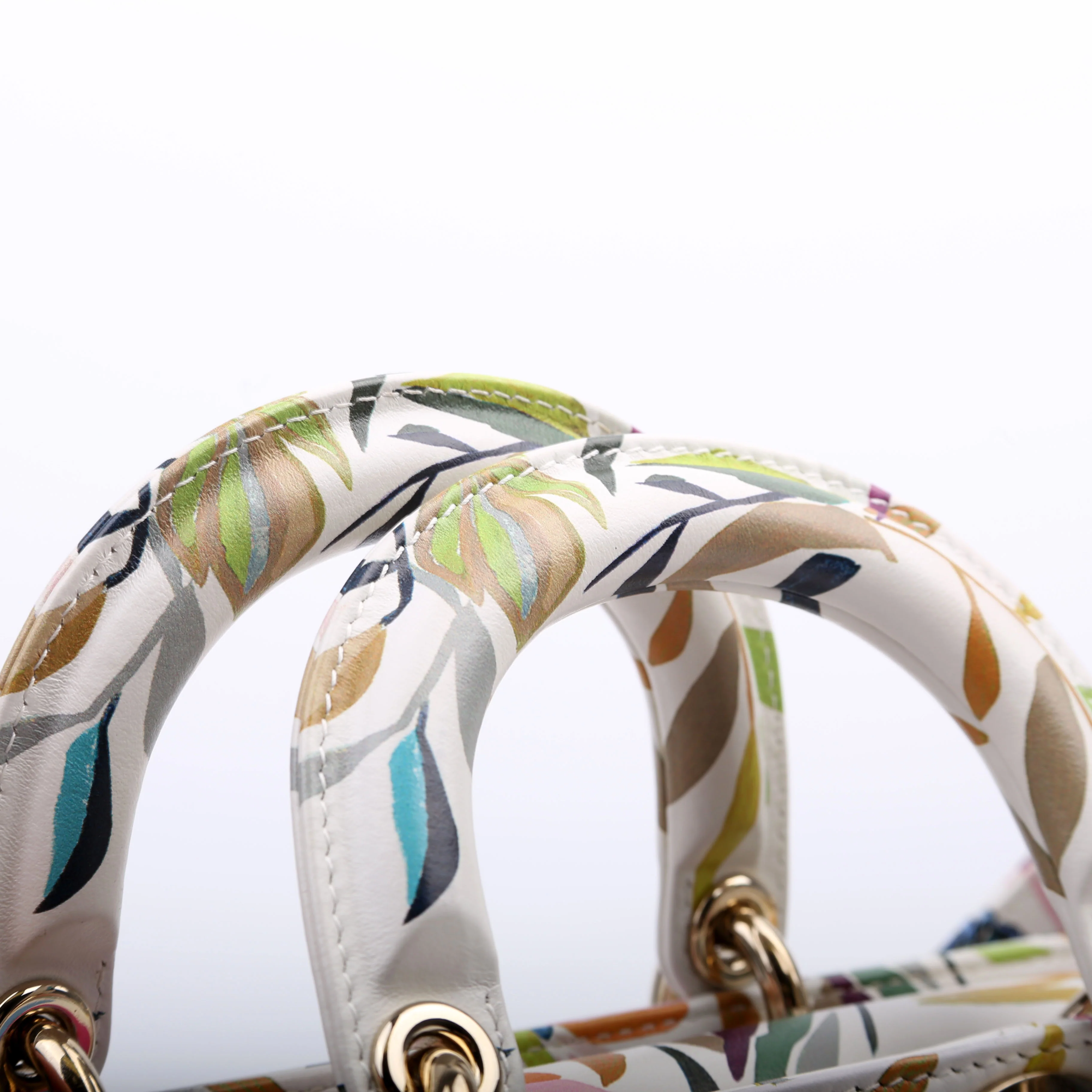 Lady D-Joy Medium Printed Leather Multicolor - Image 9