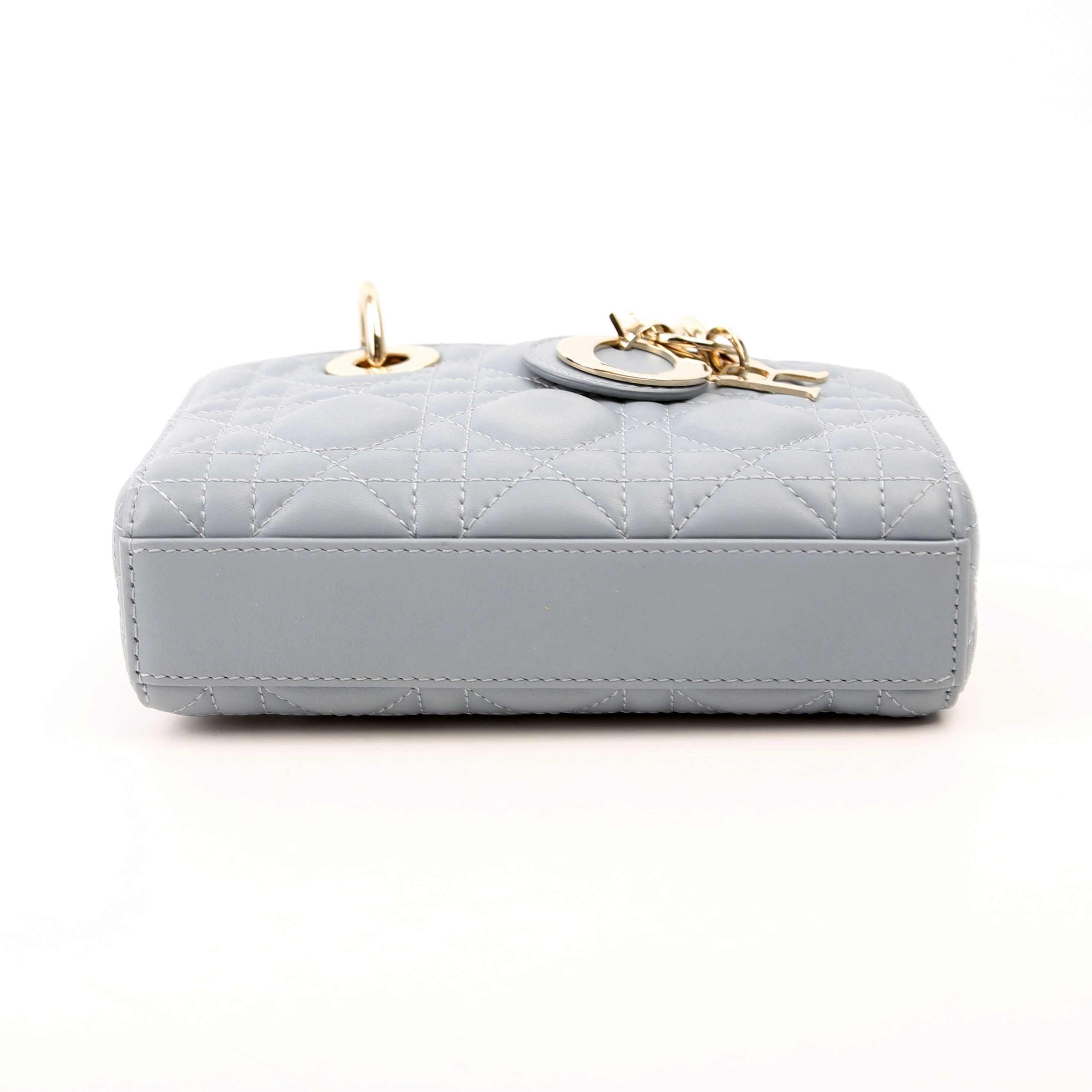 Lady D-Joy Micro Lambskin Blue - Image 6