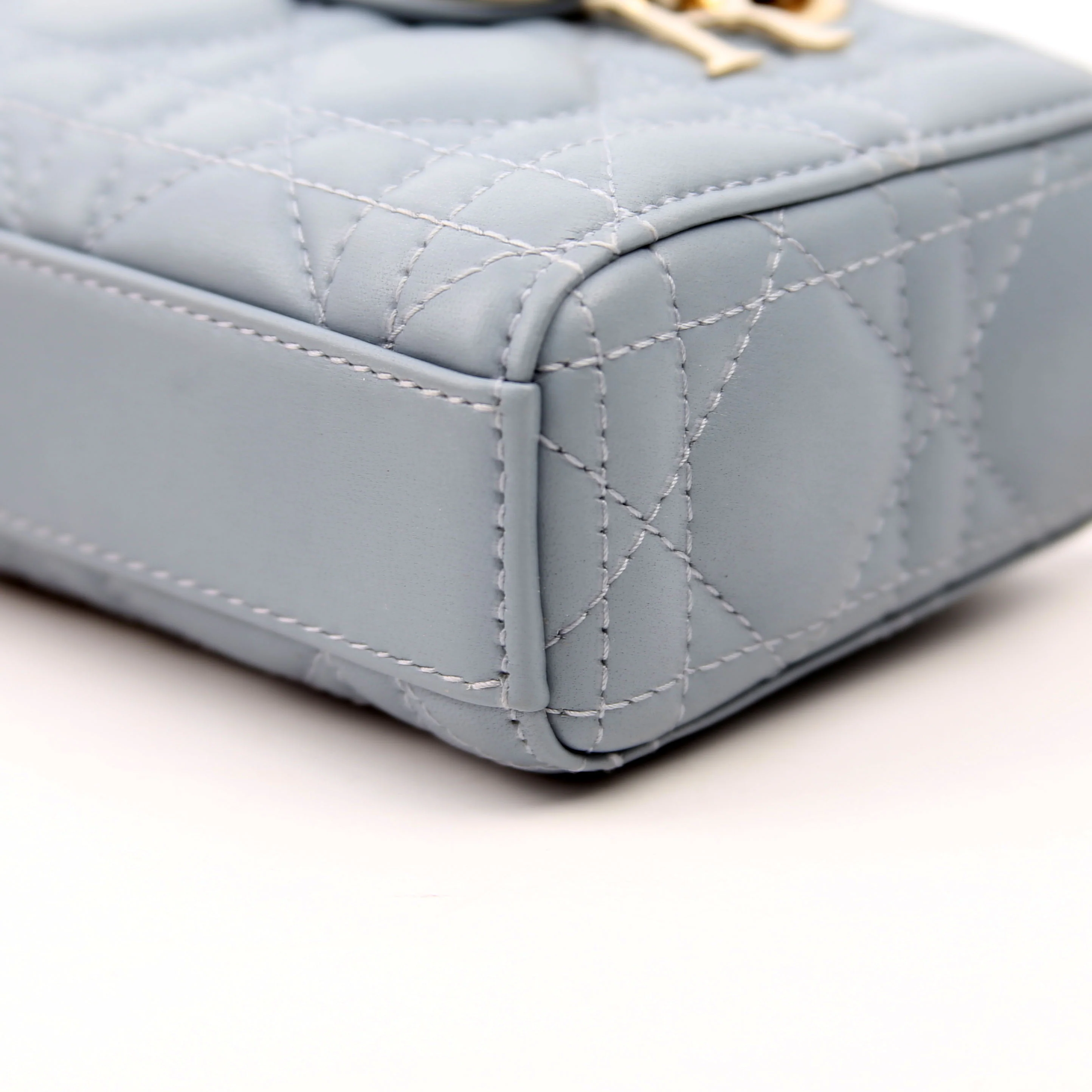 Lady D-Joy Micro Lambskin Blue - Image 8