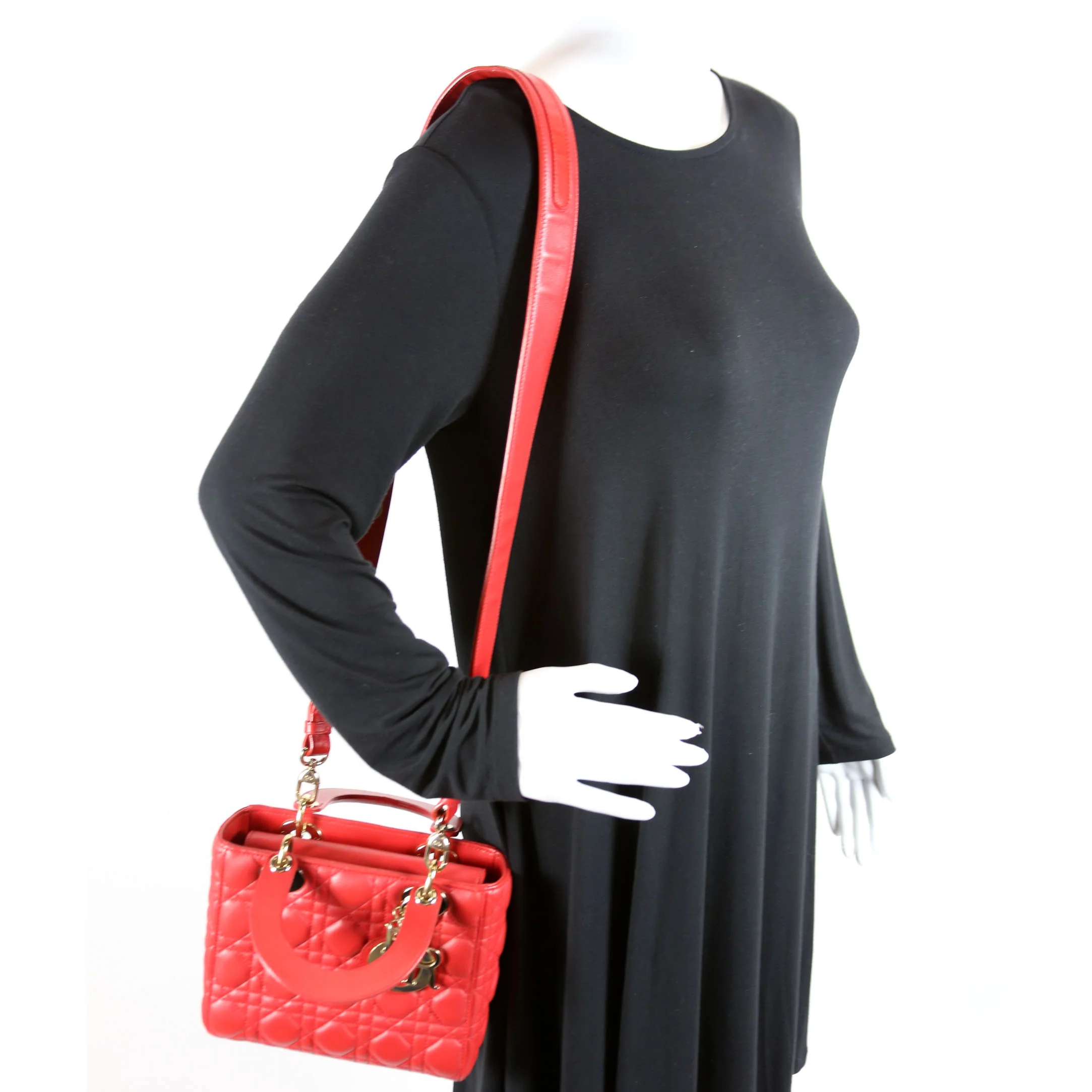 Lady Dior ABCDior Small Red - Image 11