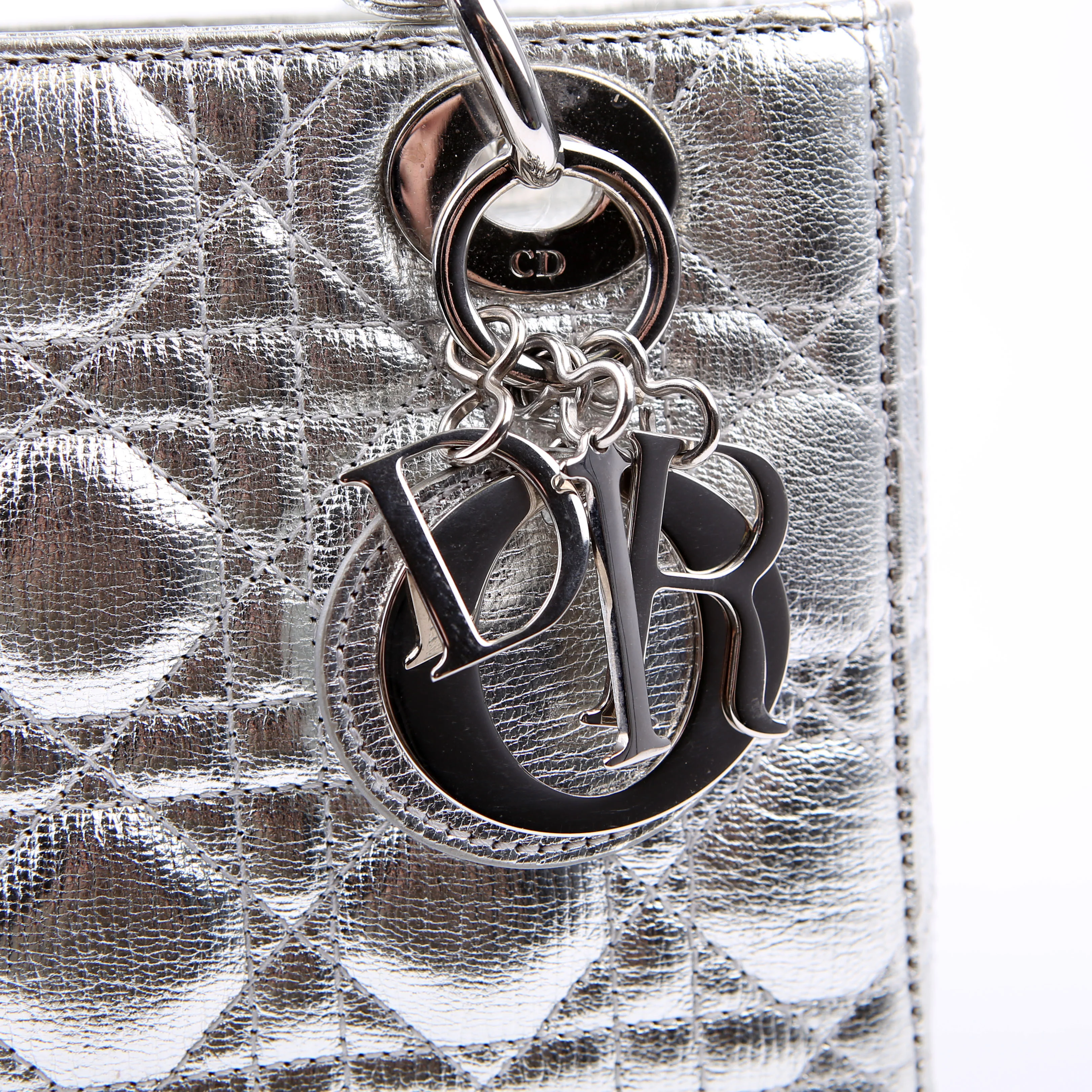 Lady Dior ABCDior Small Silver - Image 9