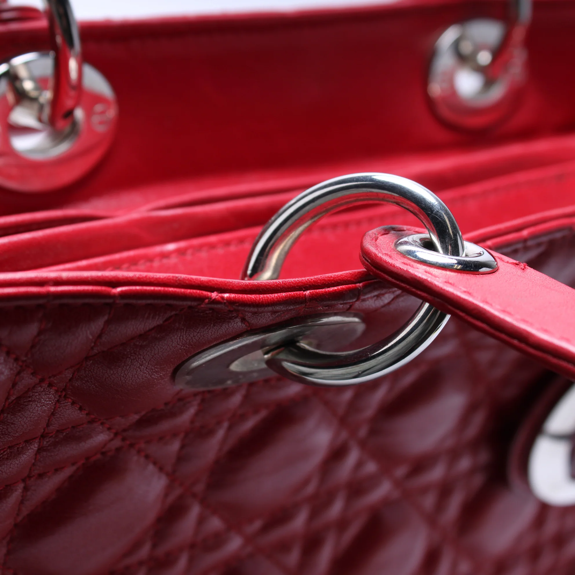 Lady Dior Large Lambskin - Image 13