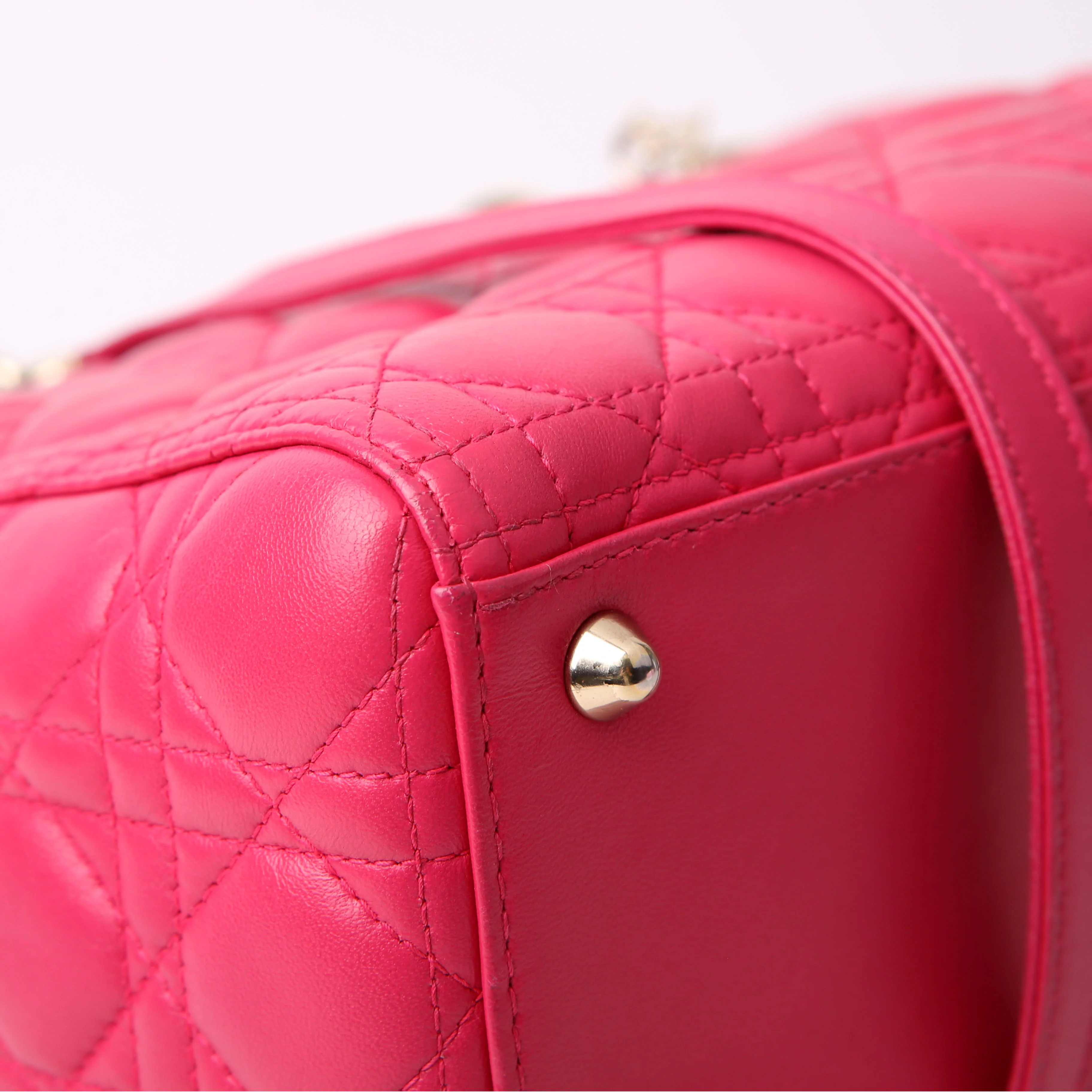 Lady Dior Large Lambskin Pink - Image 5