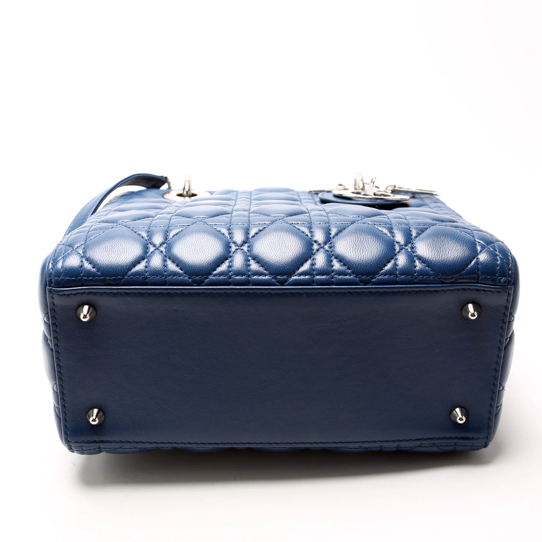 Lady Dior Medium Lambskin Blue - Image 4