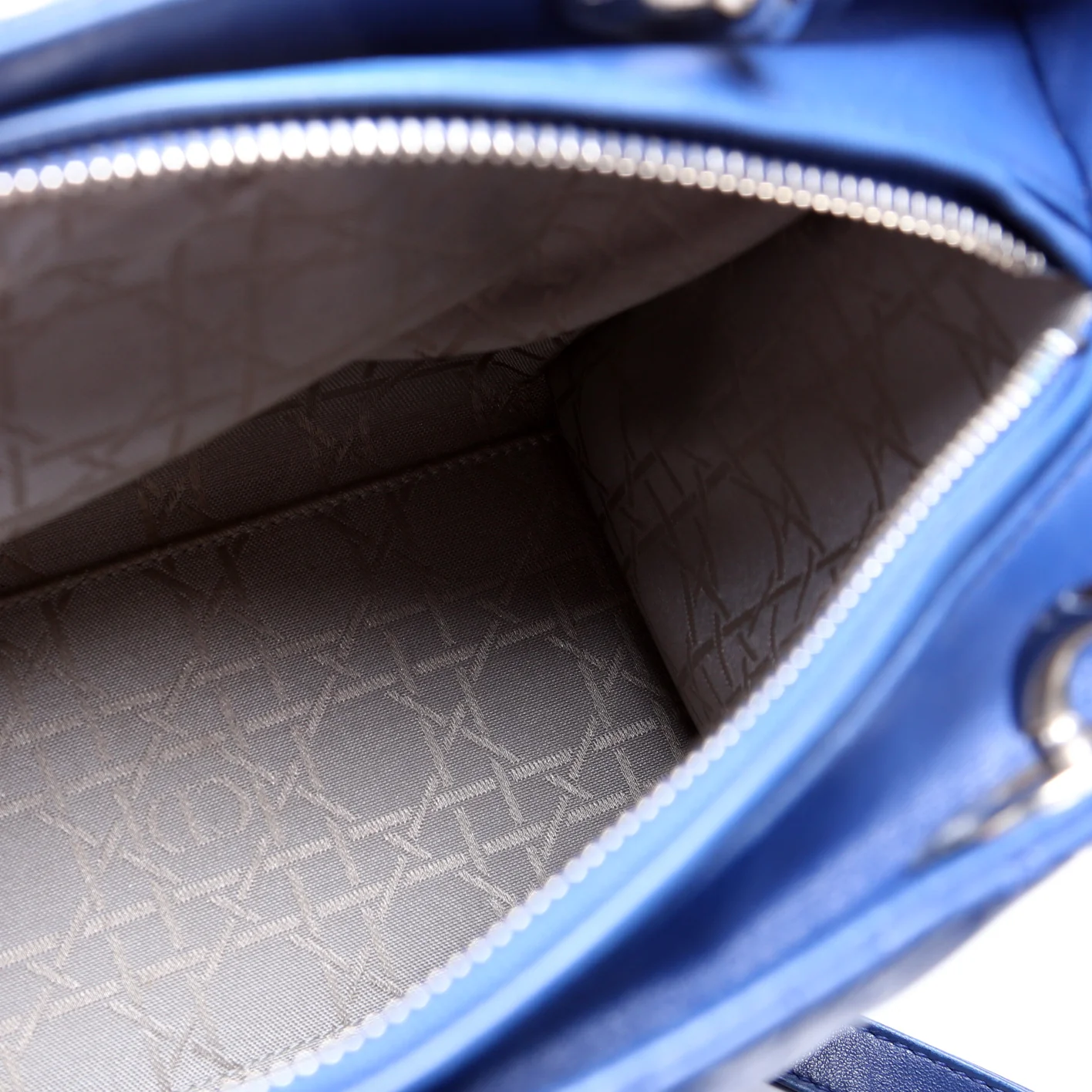 Lady Dior Medium Lambskin Blue - Image 12