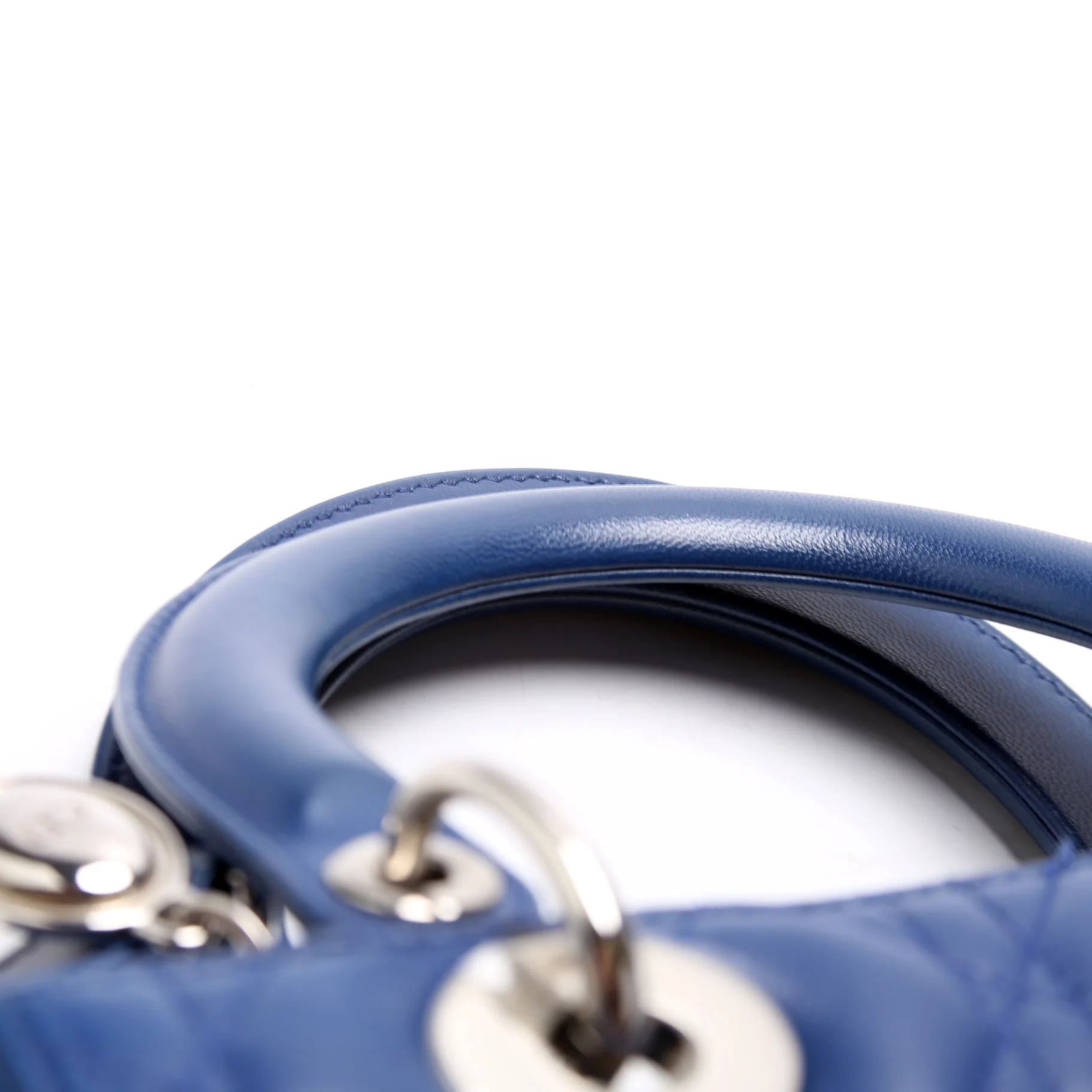 Lady Dior Medium Lambskin Blue - Image 8
