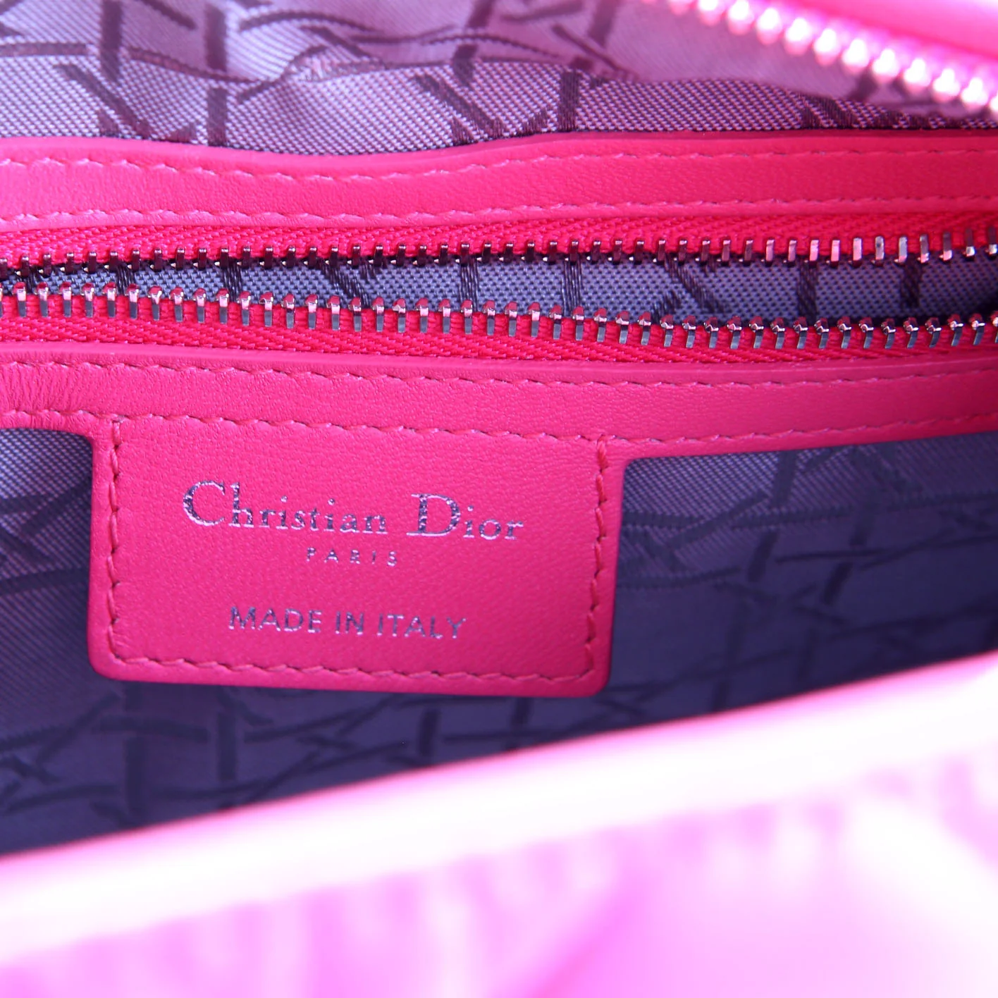 Lady Dior Medium Lambskin Pink - Image 9