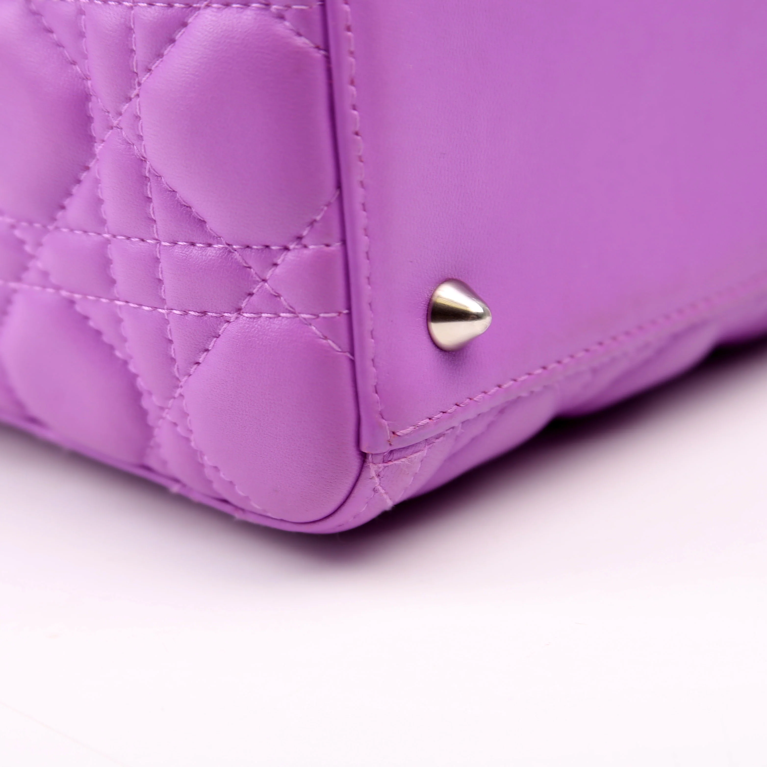 Lady Dior Medium Lambskin Purple - Image 7