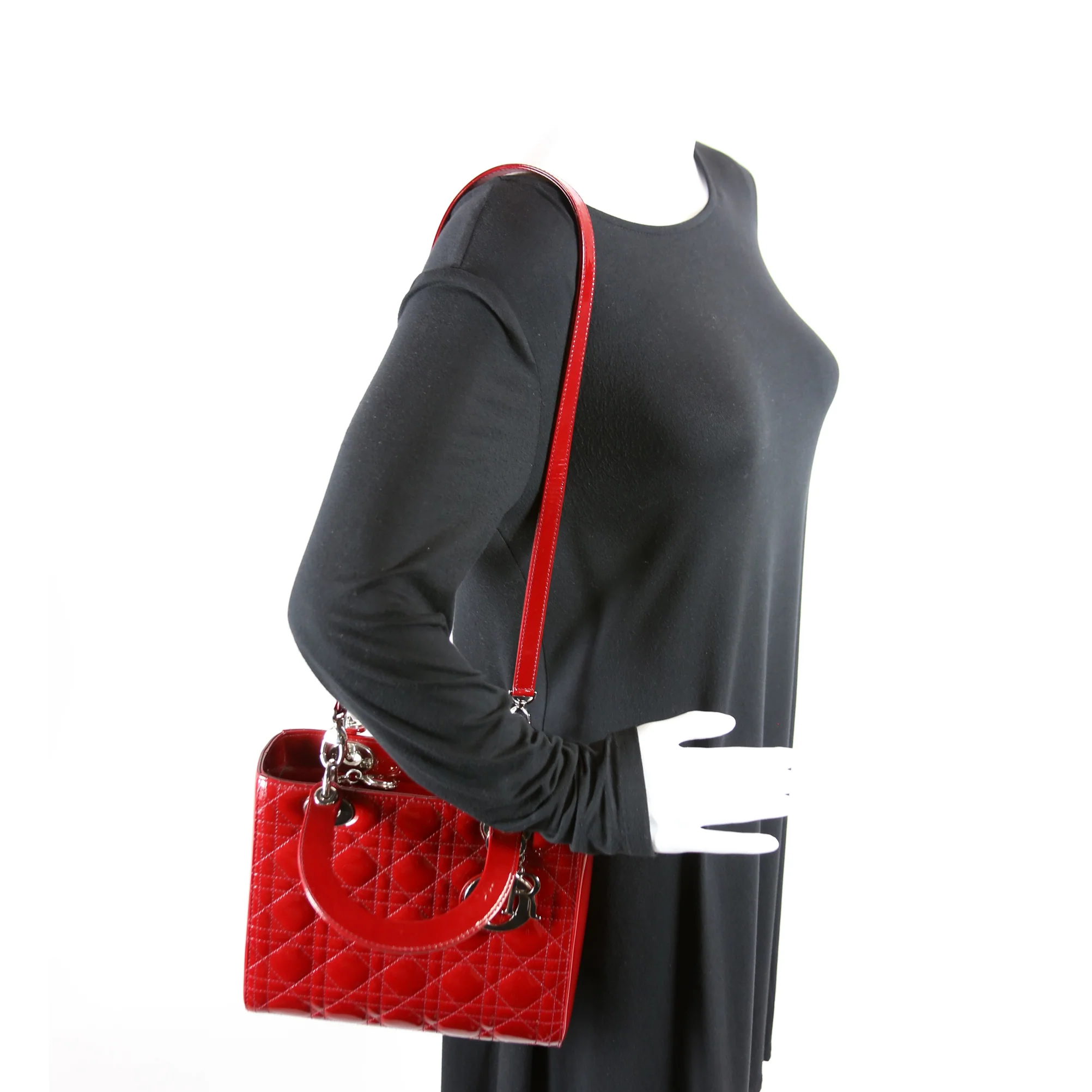 Lady Dior Medium Patent - Image 9