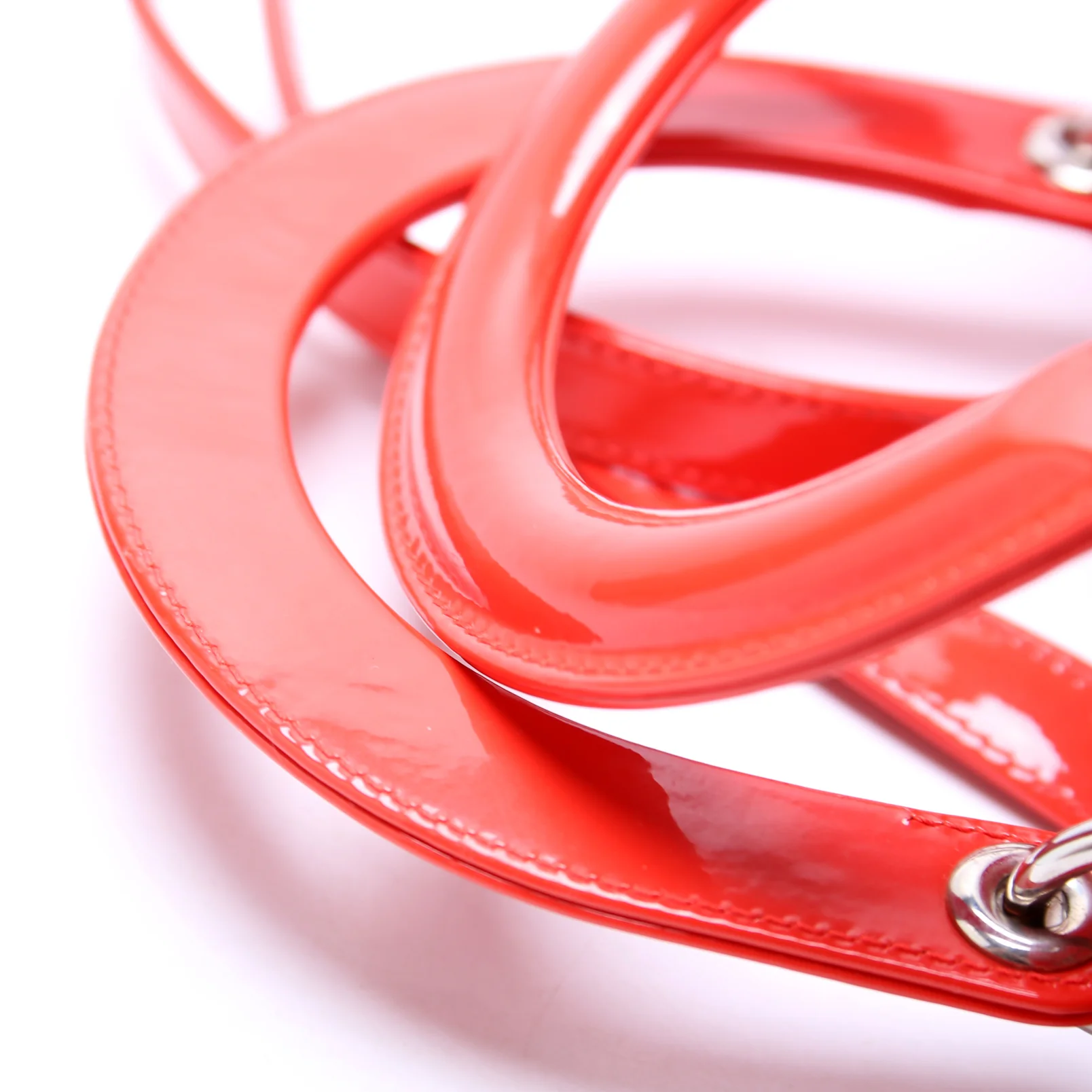 Lady Dior Medium Patent Orange - Image 6