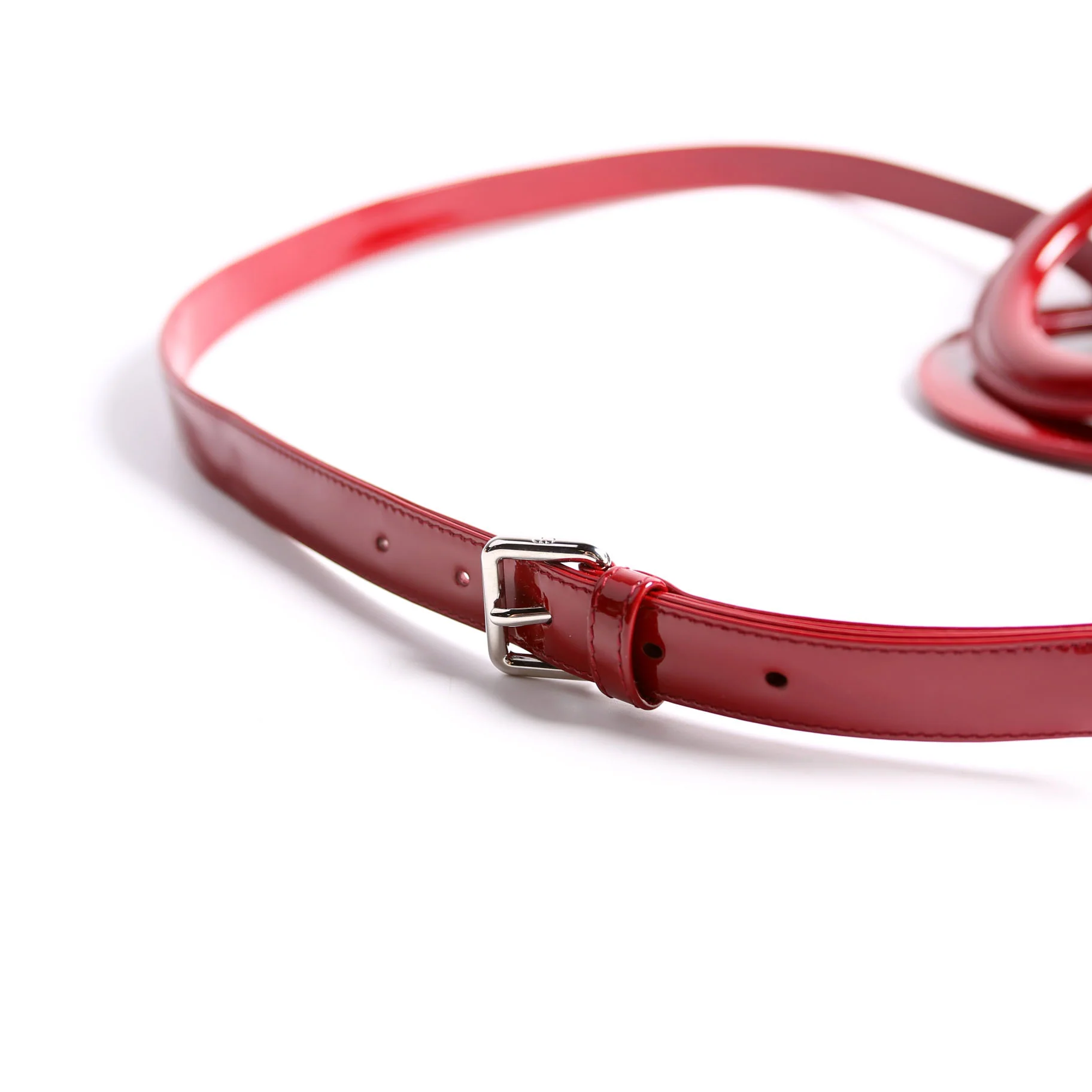 Lady Dior Medium Patent Red - Image 11