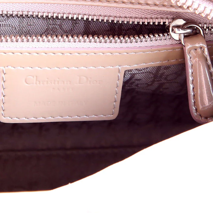 Lady Dior Medium Patent Taupe - Image 7