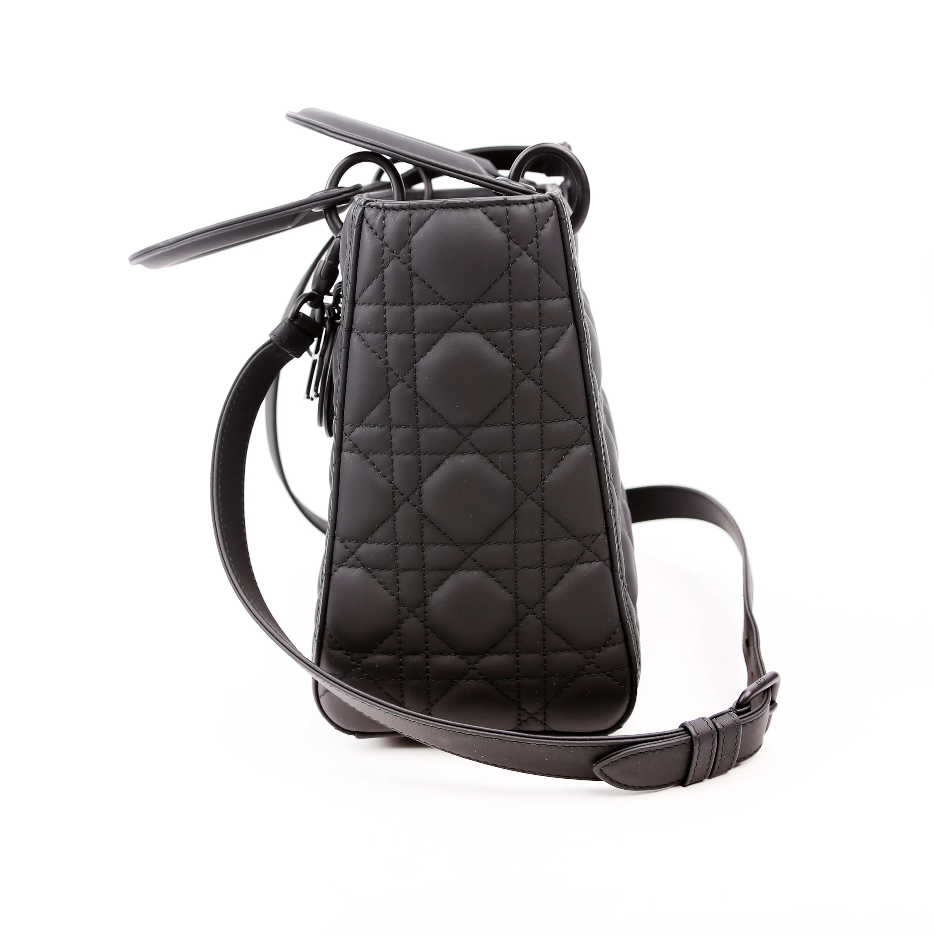 Lady Dior Medium Ultra Matte Black - Image 4
