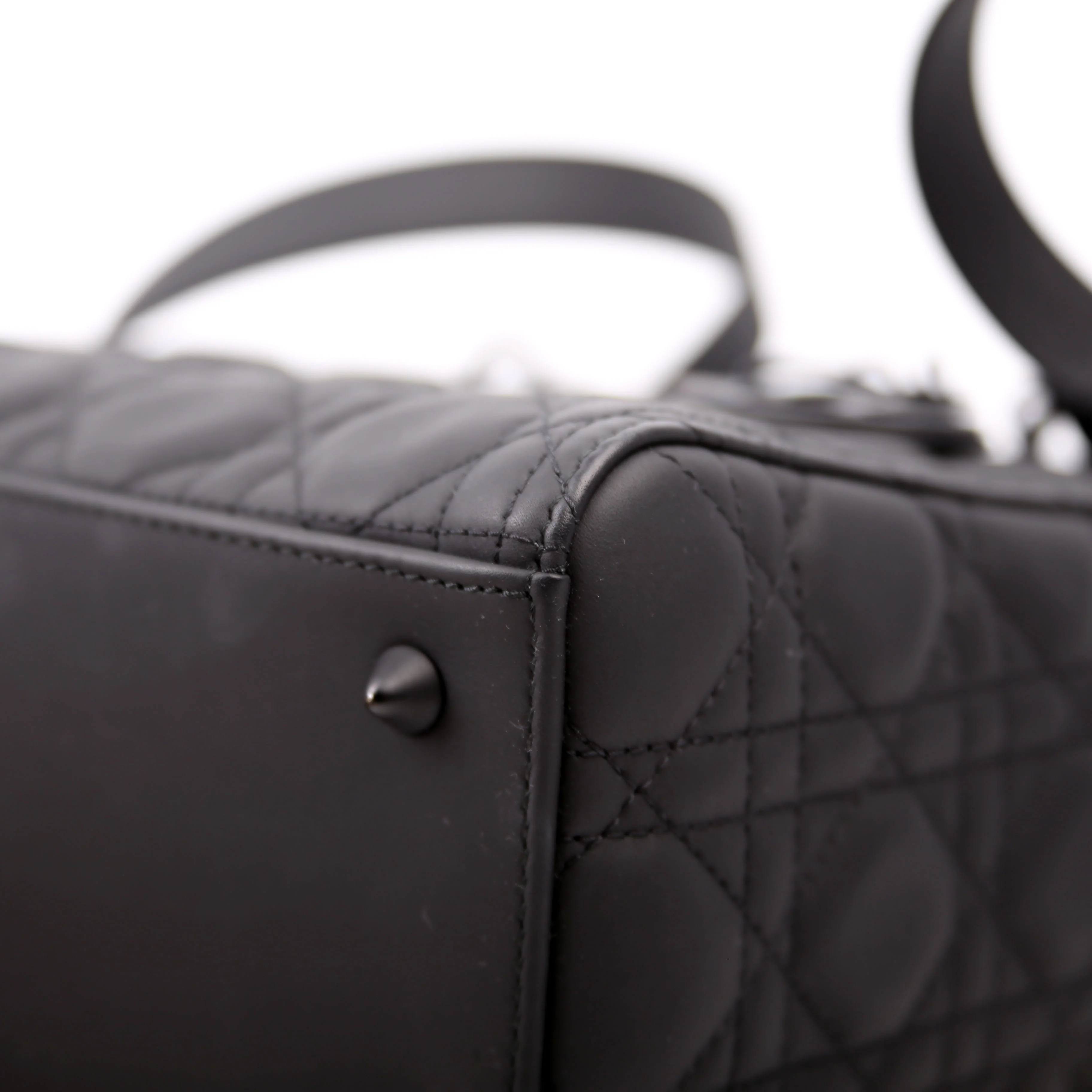Lady Dior Medium Ultra Matte Black - Image 8