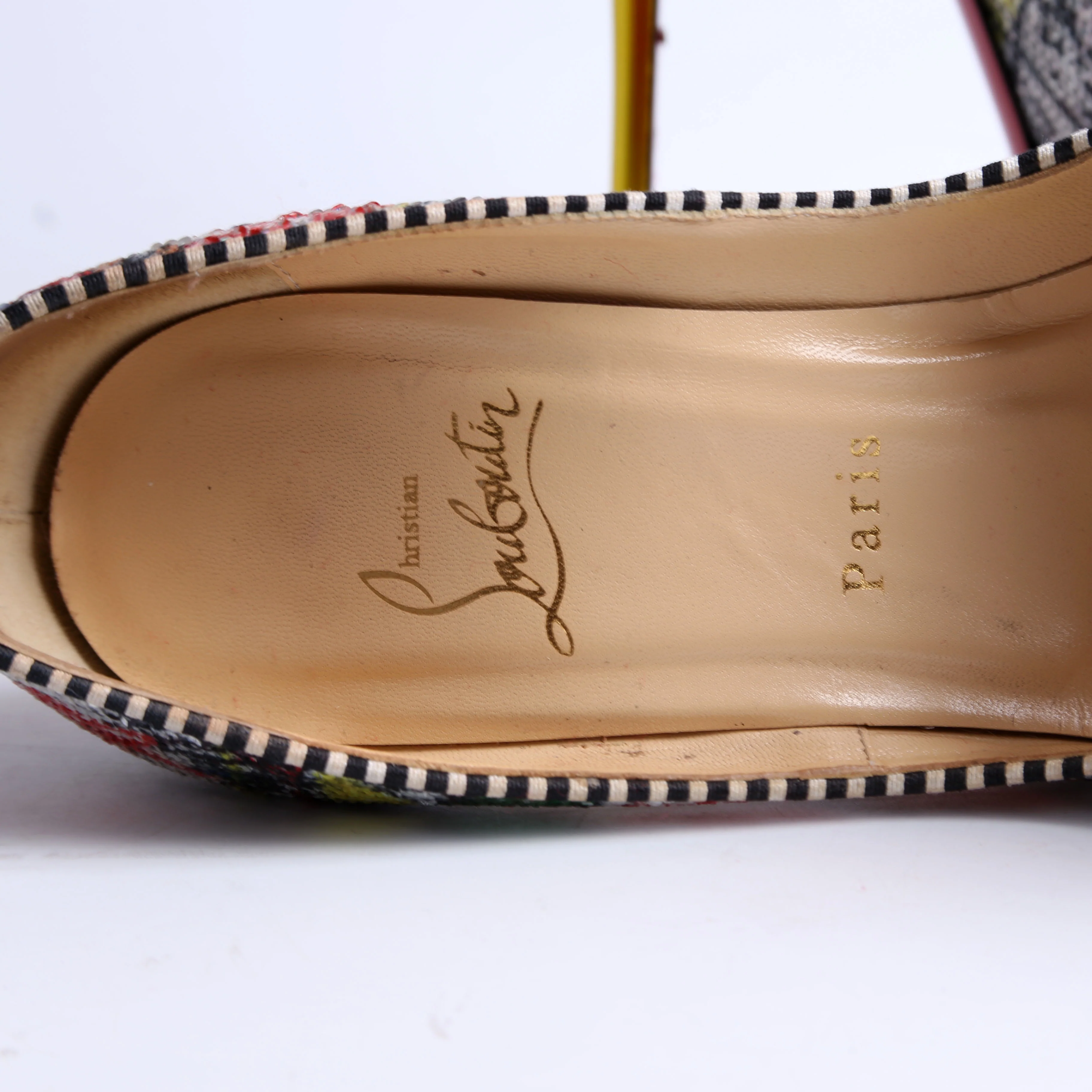 Lady Peep Glitter Pumps Size 38.5 - Image 7