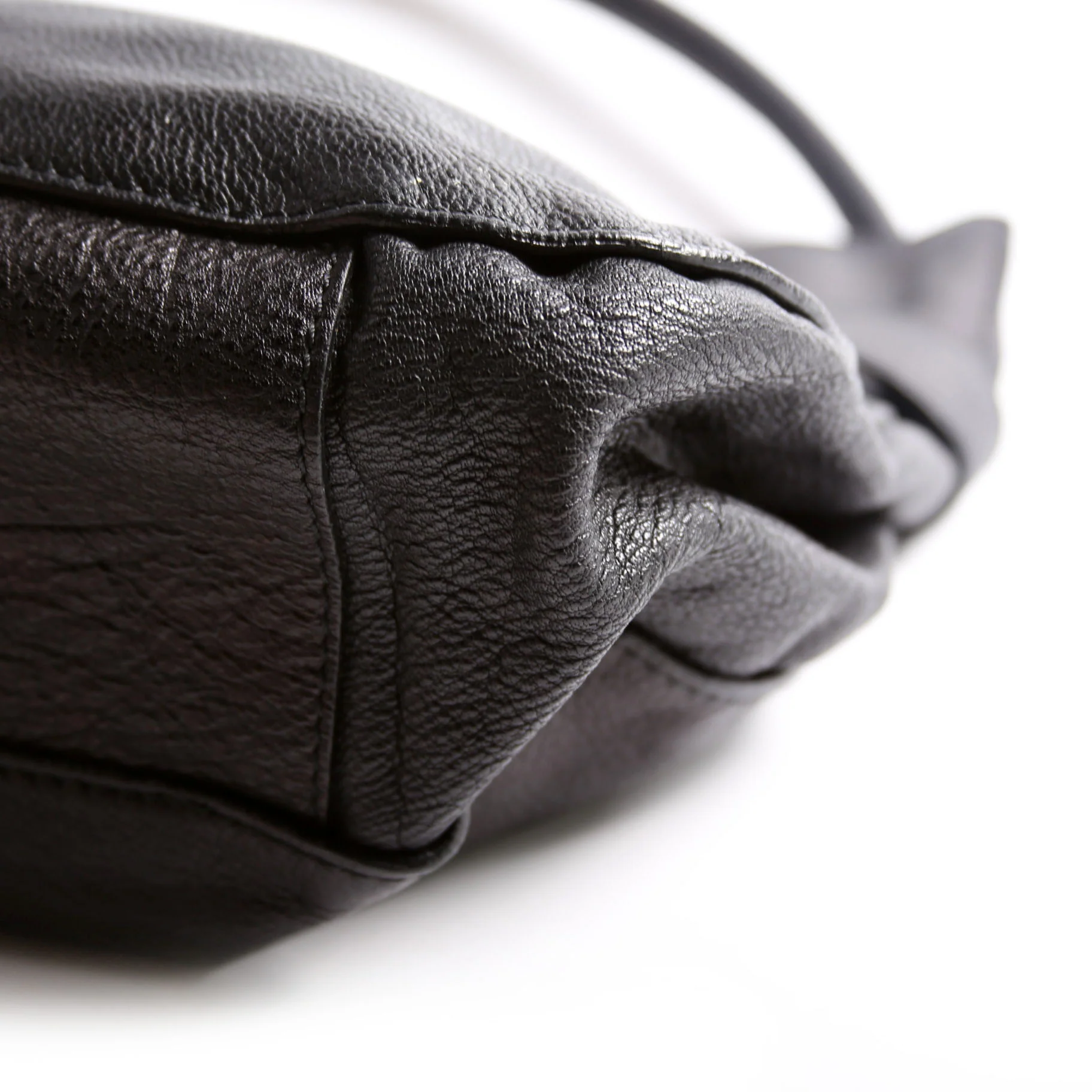 Lambert Leather Belted Hobo Black - Image 7