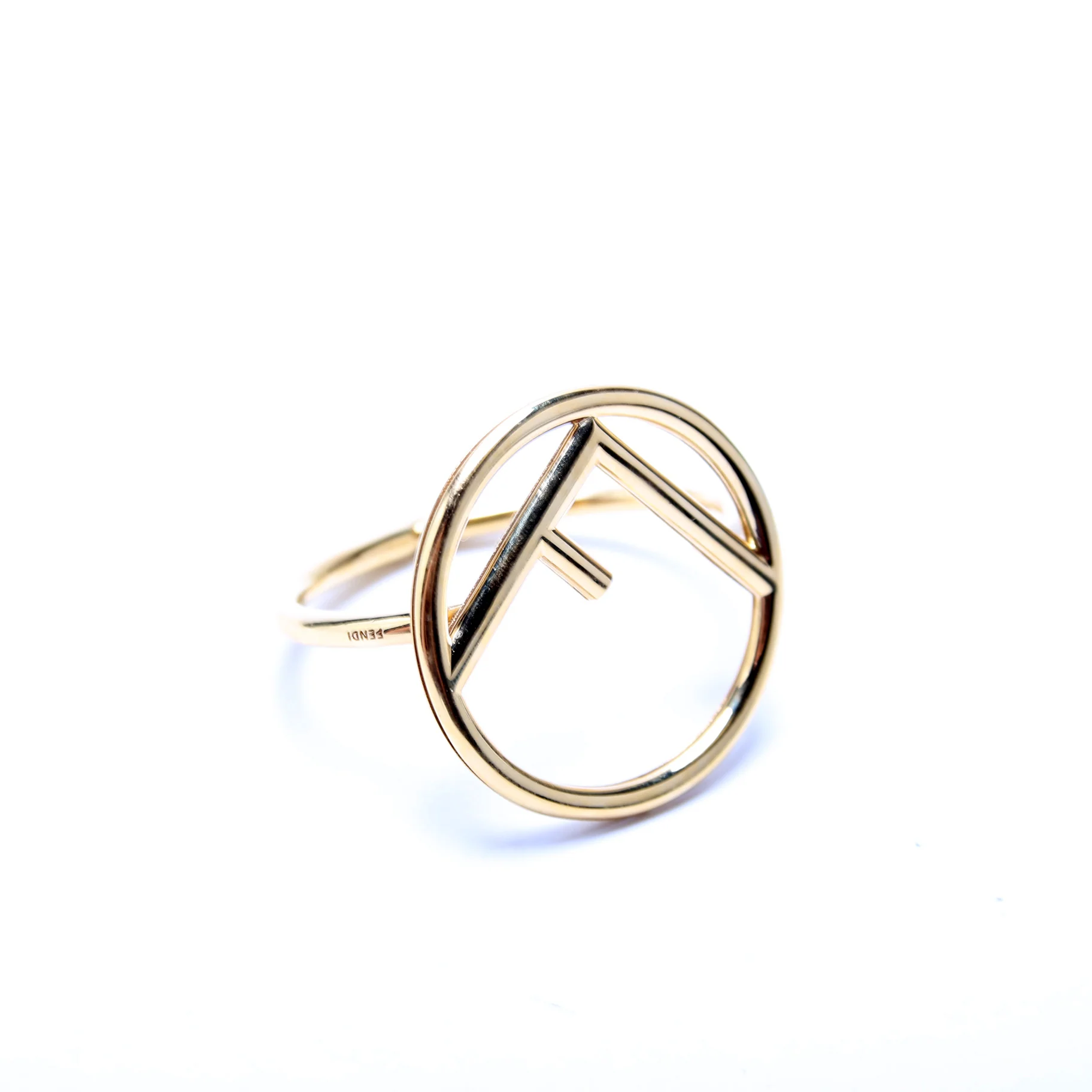 Large F Is Fendi Hinge Bracelet - Image 2