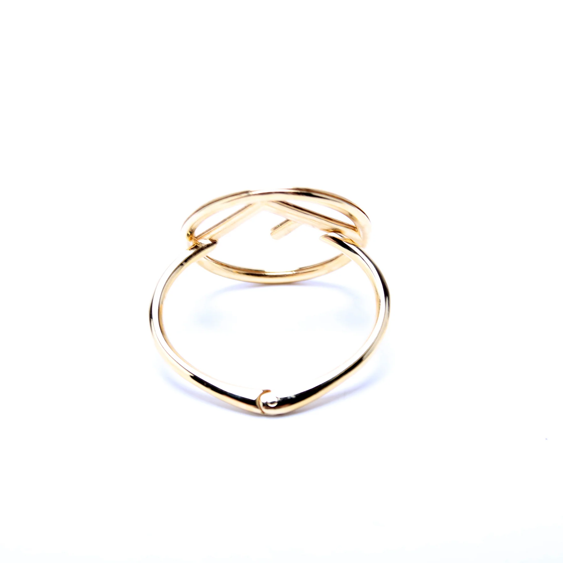 Large F Is Fendi Hinge Bracelet - Image 3
