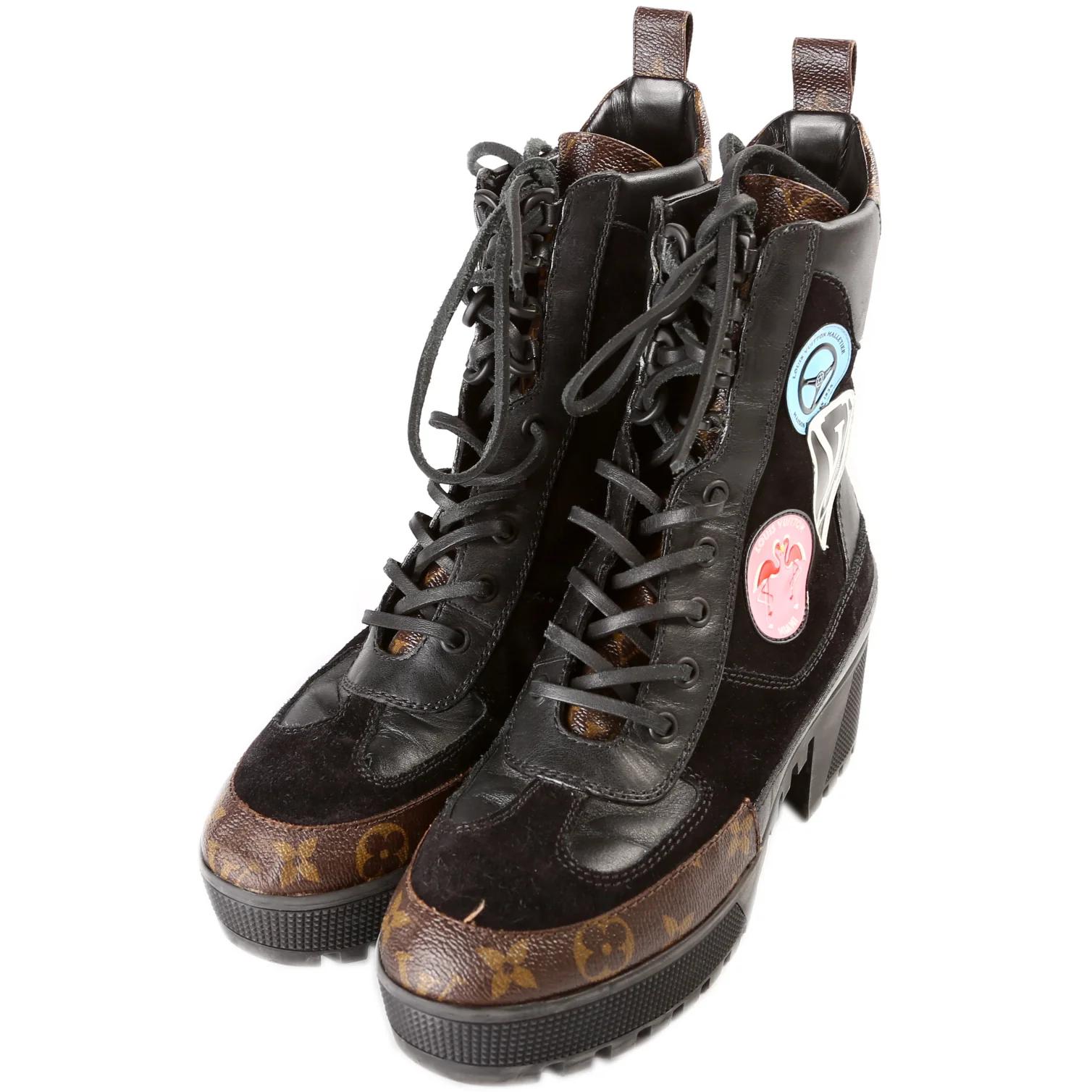 Laureate Desert Patches Ankle Boots Size 37.5