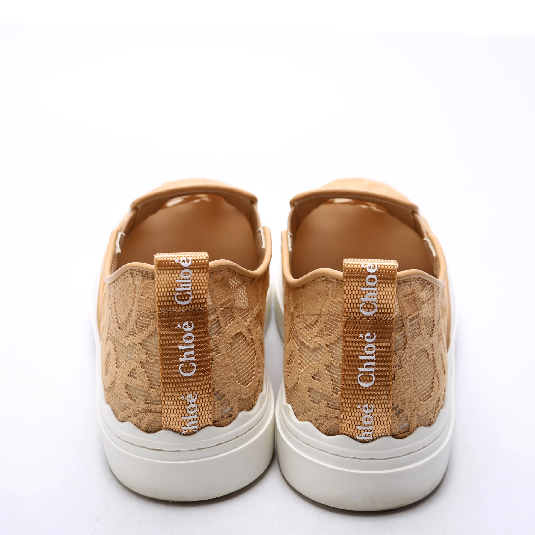 Lauren Lace Slip On Sneakers Size 38 - Image 4