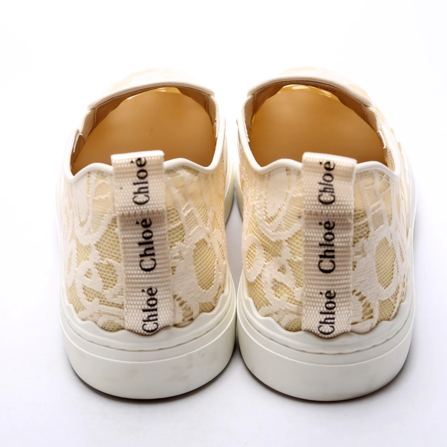 Lauren Lace Slip On Sneakers Size 40 - Image 4