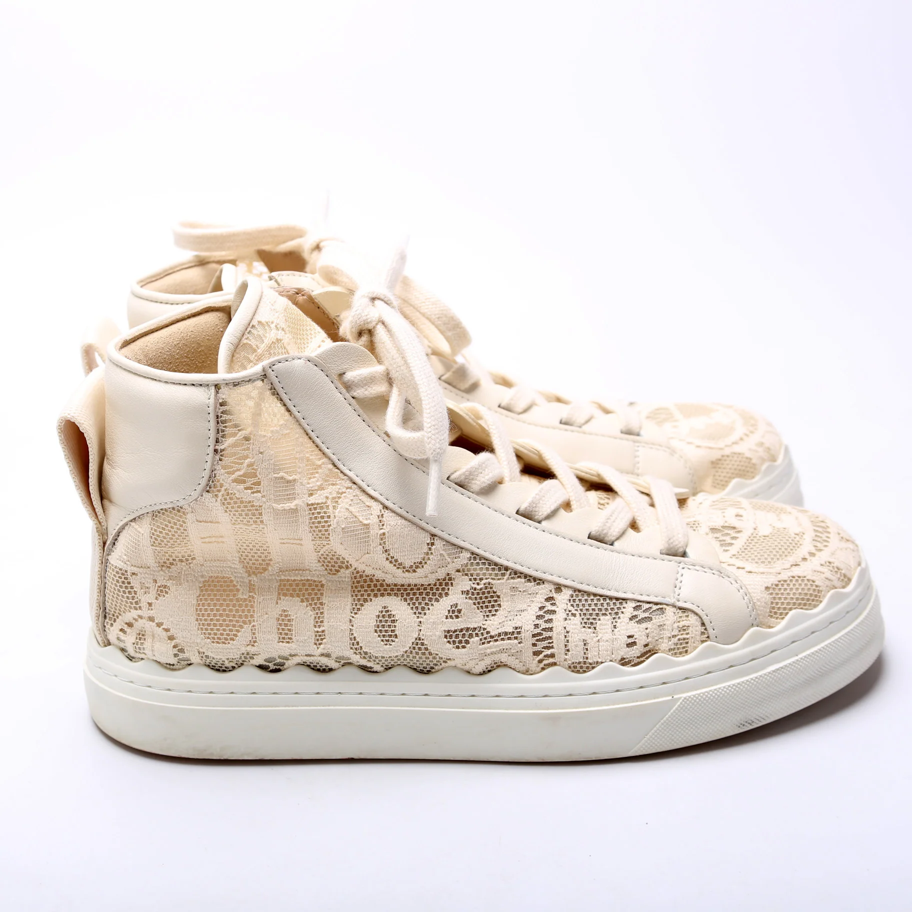 Lauren Lace Sneakers Size 39 - Image 3
